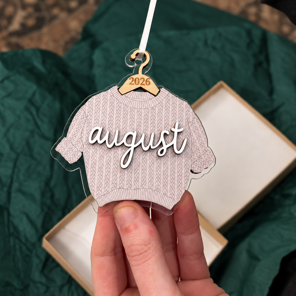 Personalized Chunky Sweater Ornament