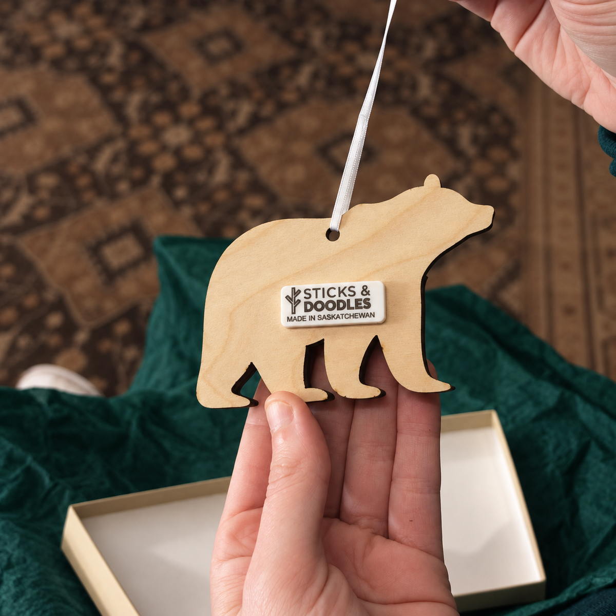 Christmas Forest Bear Ornament