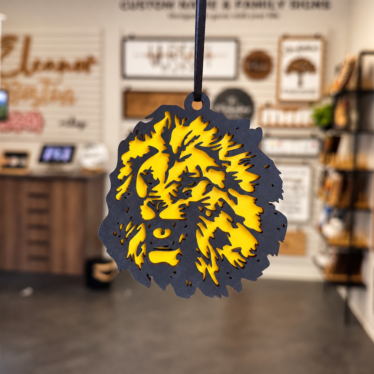 Luther College High School Lion Ornament