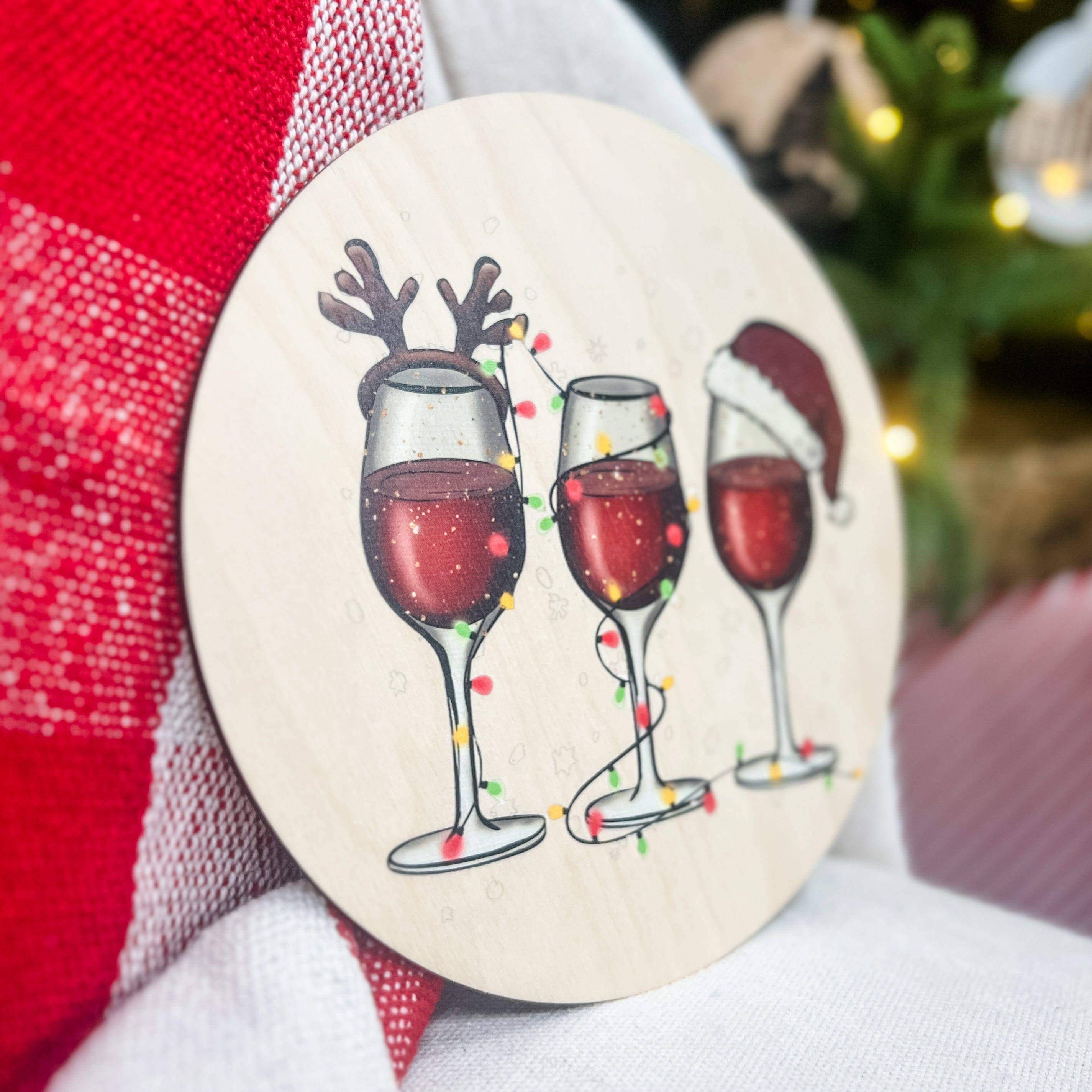 Festive Wines • Printed Wood Sign