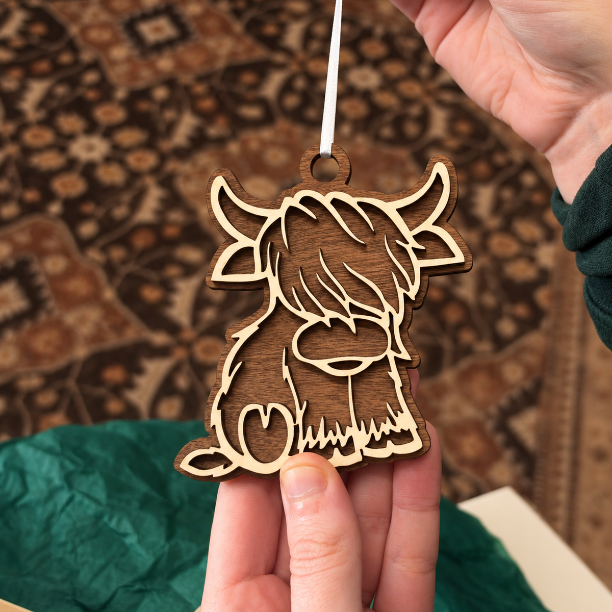 Highland Cow Ornament