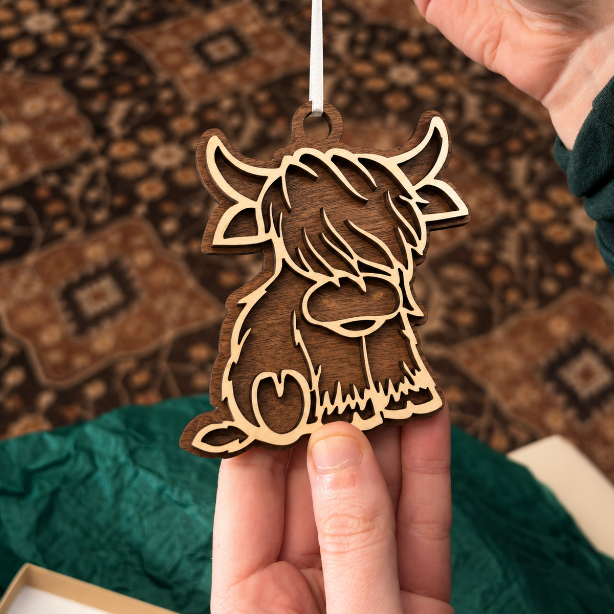 Highland Cow Ornament
