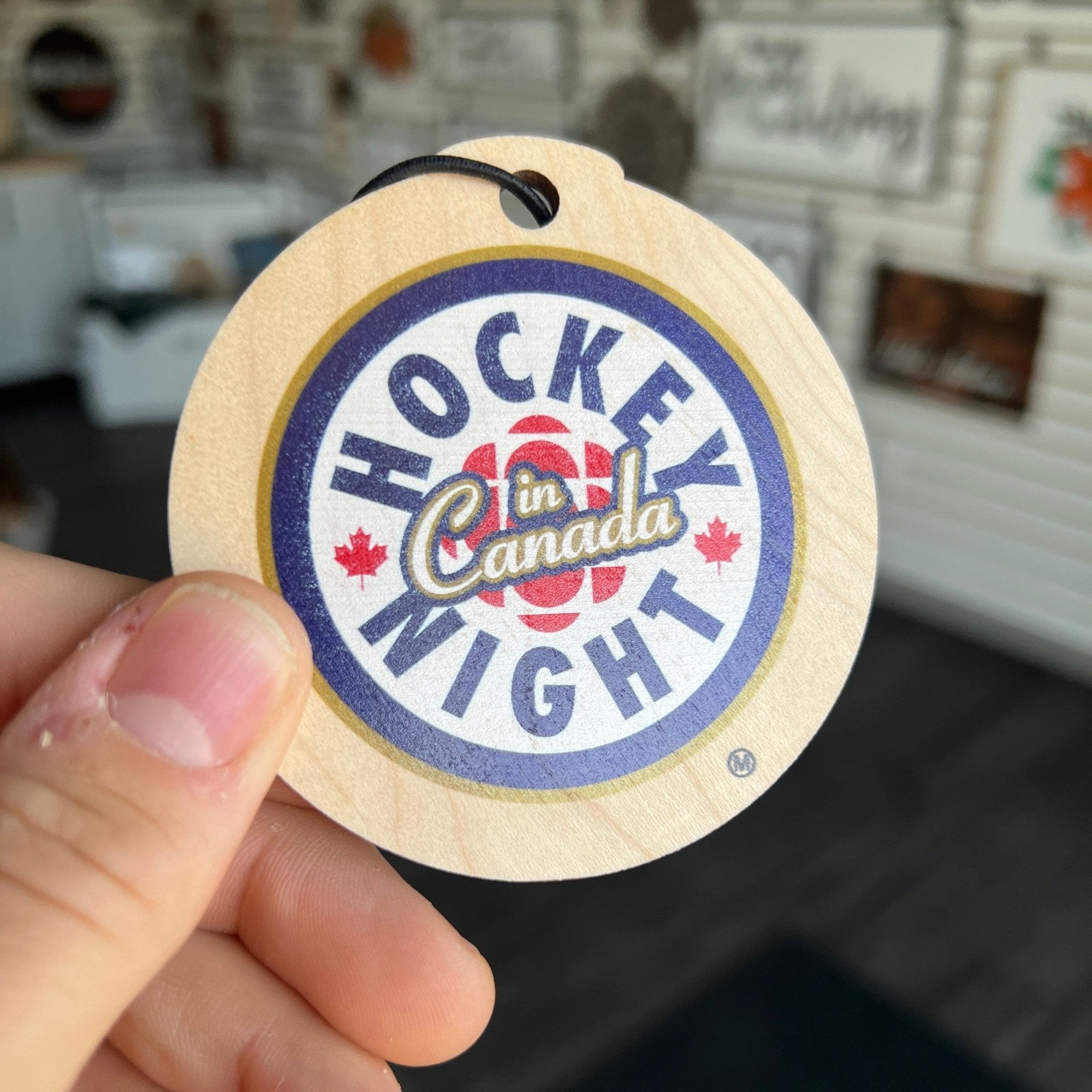 Hockey Night in Canada Wooden Collectors Ornament / Magnet (Choose from 2 Logos!) - Sticks & Doodles