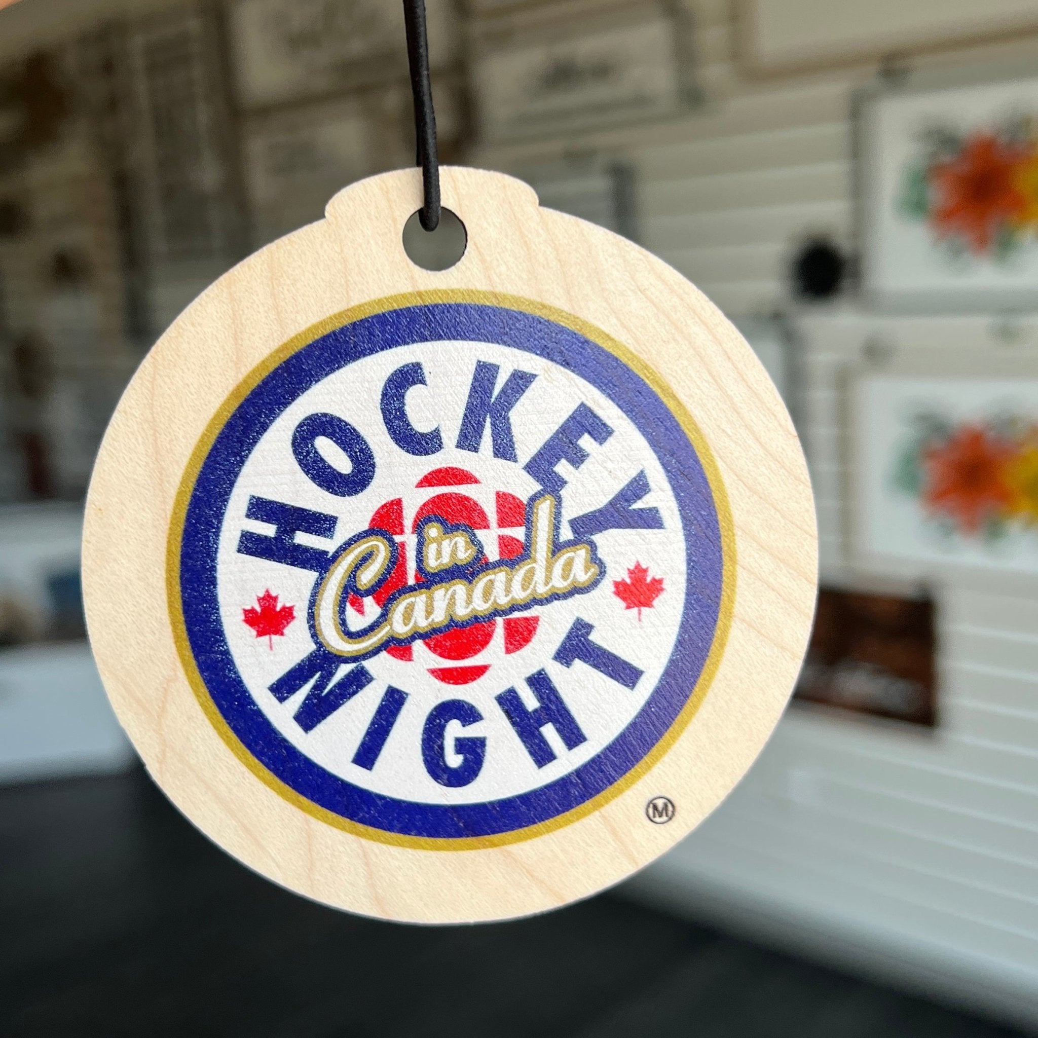 Hockey Night in Canada Wooden Collectors Ornament / Magnet (Choose from 2 Logos!) - Sticks & Doodles