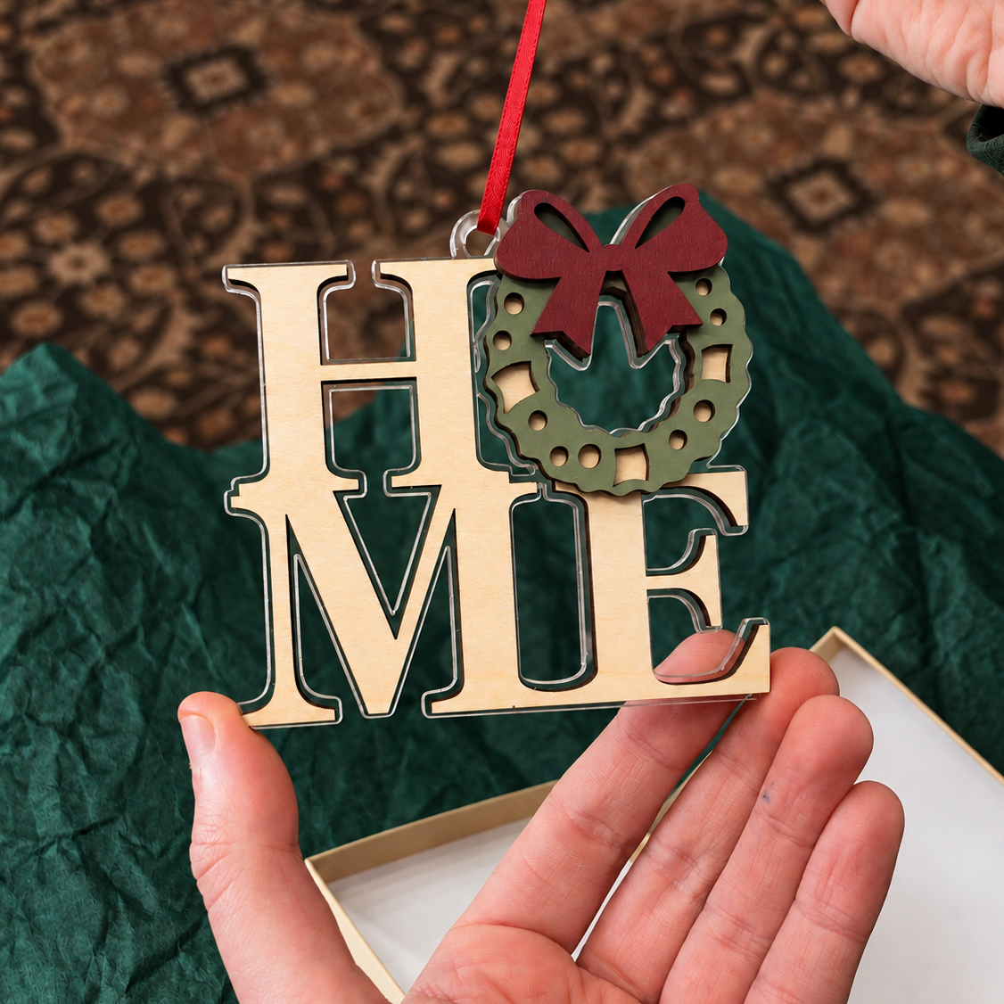Home Wreath Ornament