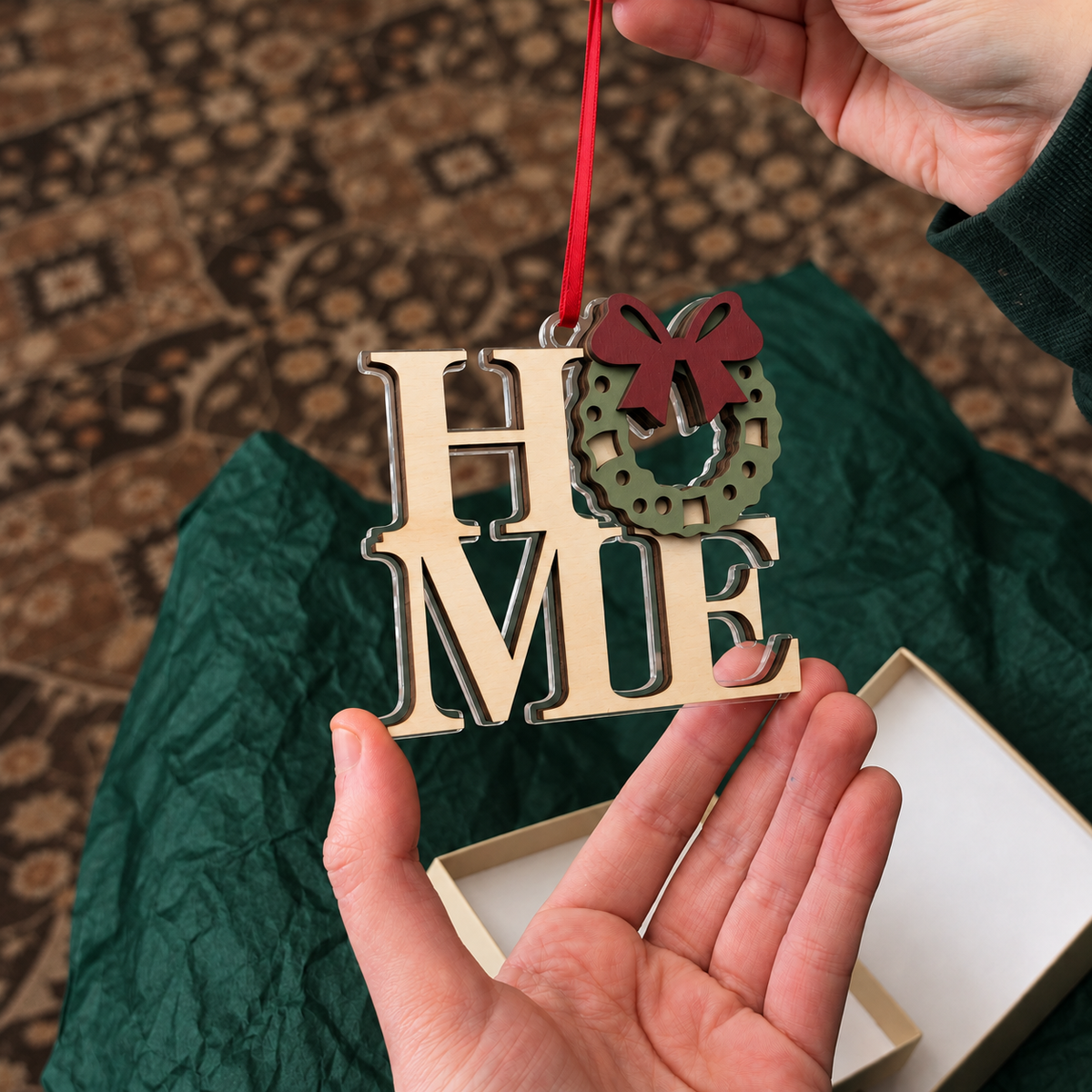 Home Wreath Ornament
