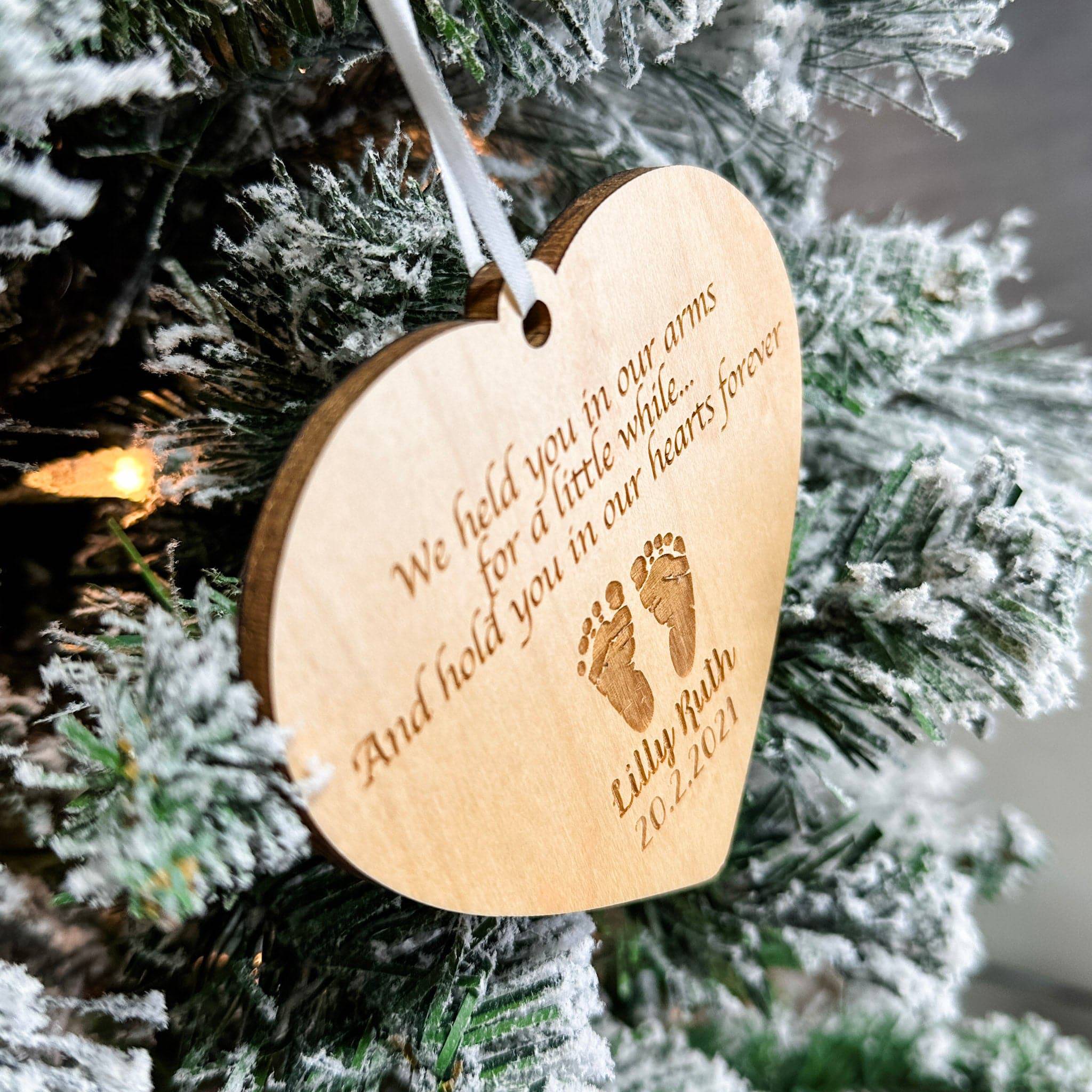 Infant / Child Loss | Engraved Wood Ornament