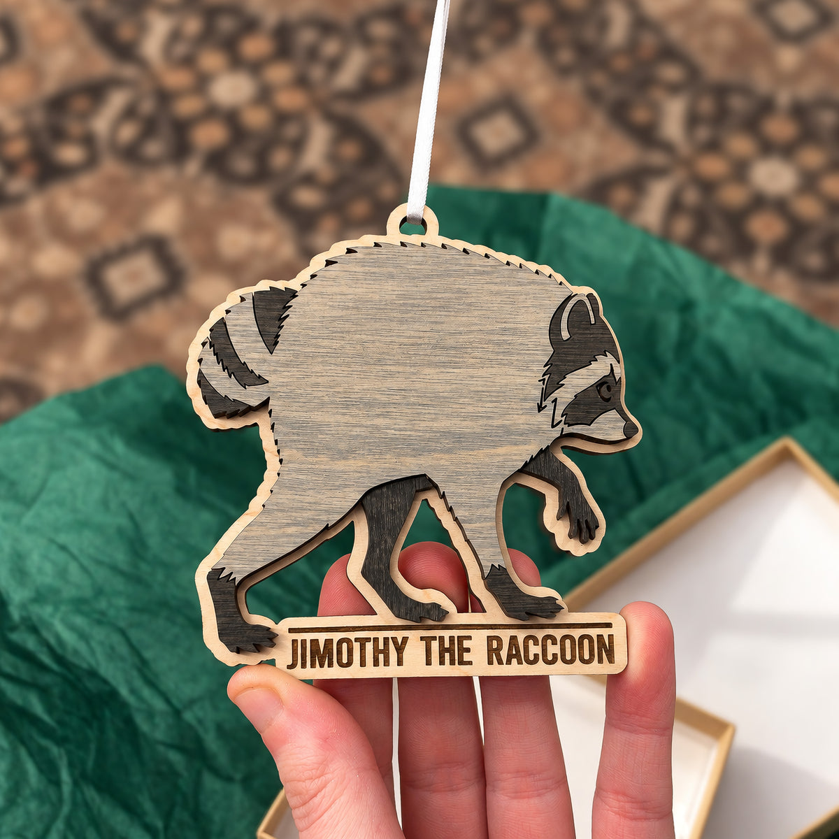 Jimothy the Raccoon Ornament