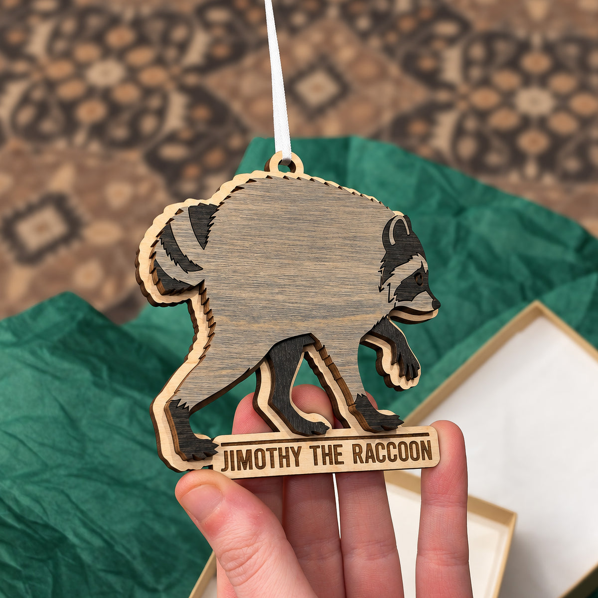 Jimothy the Raccoon Ornament