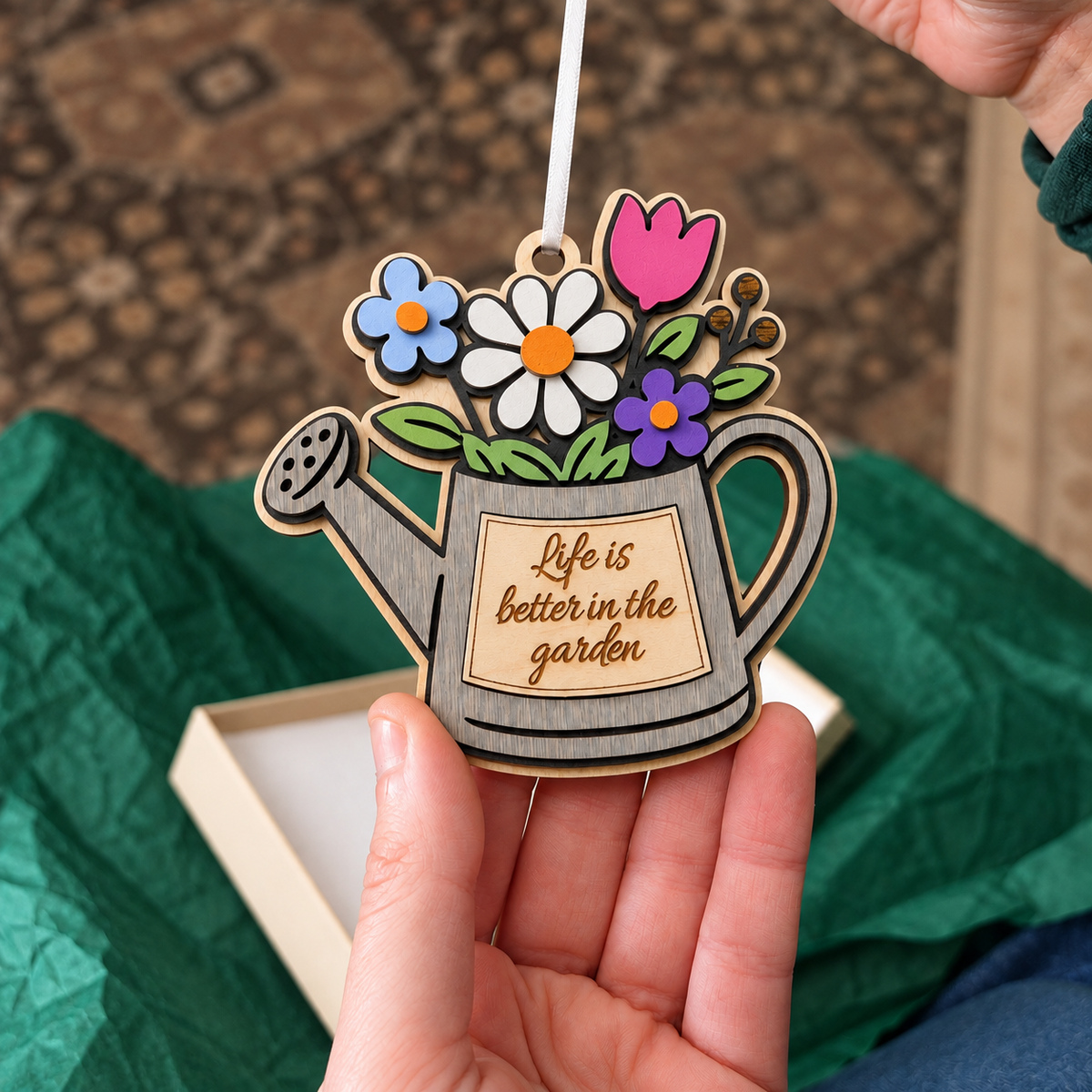 Life Is Better in the Garden Ornament