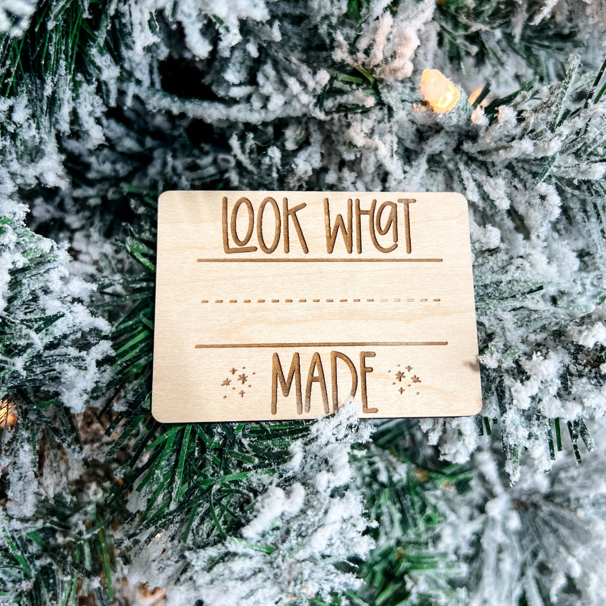 Look What I Made • Interactive Wood Magnet