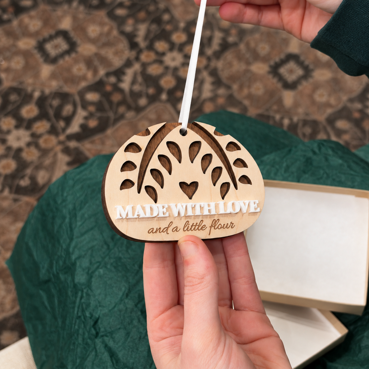 Made With Love Sourdough Ornament