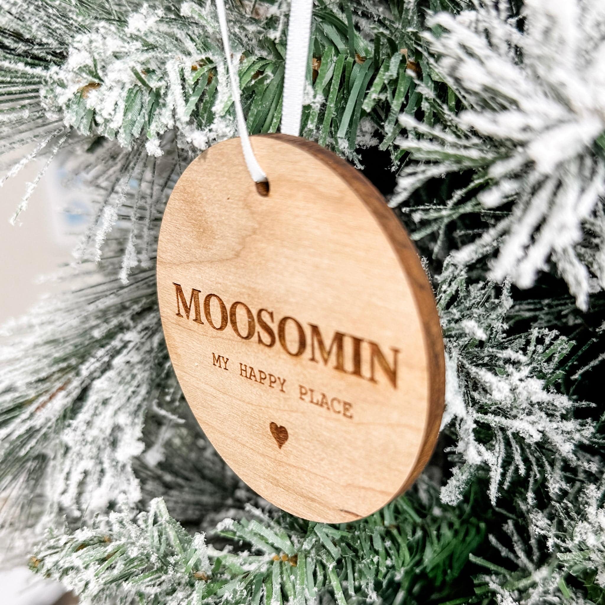 My Hometown | Engraved Wood Ornament