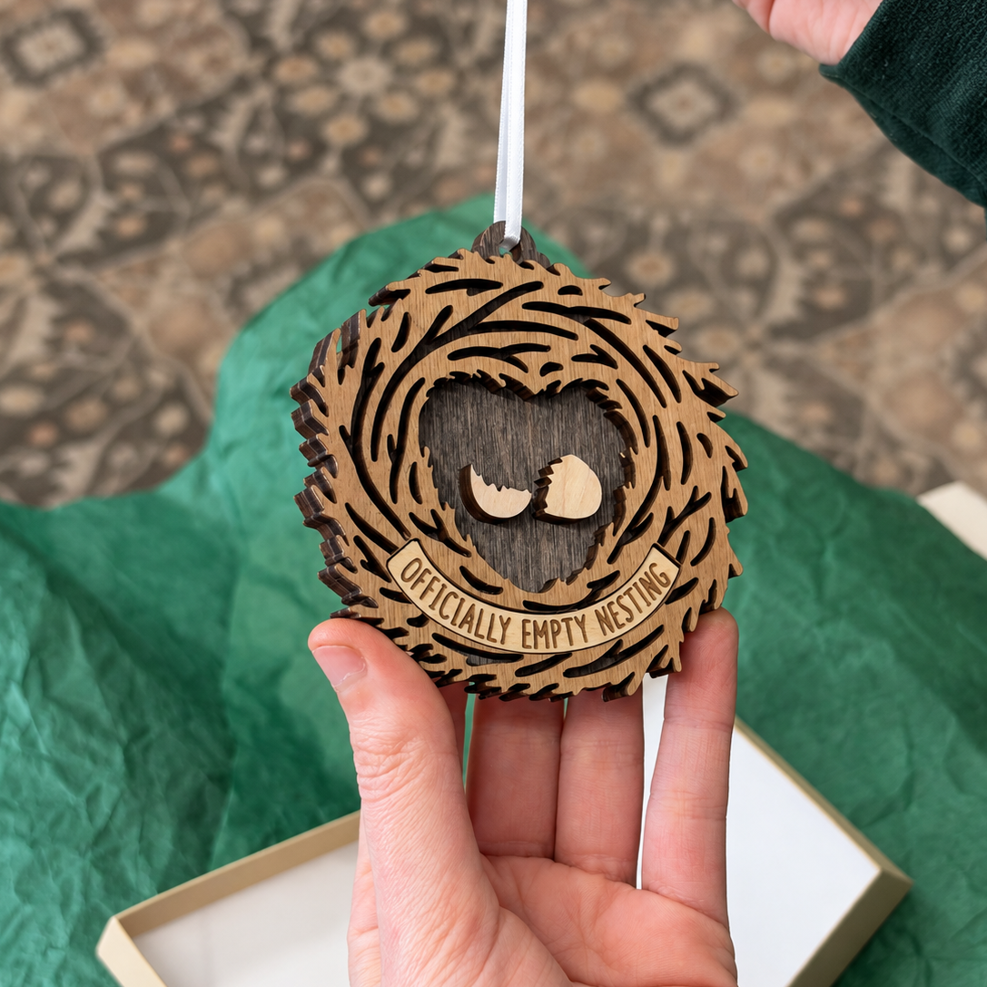 Officially Empty Nesting Ornament