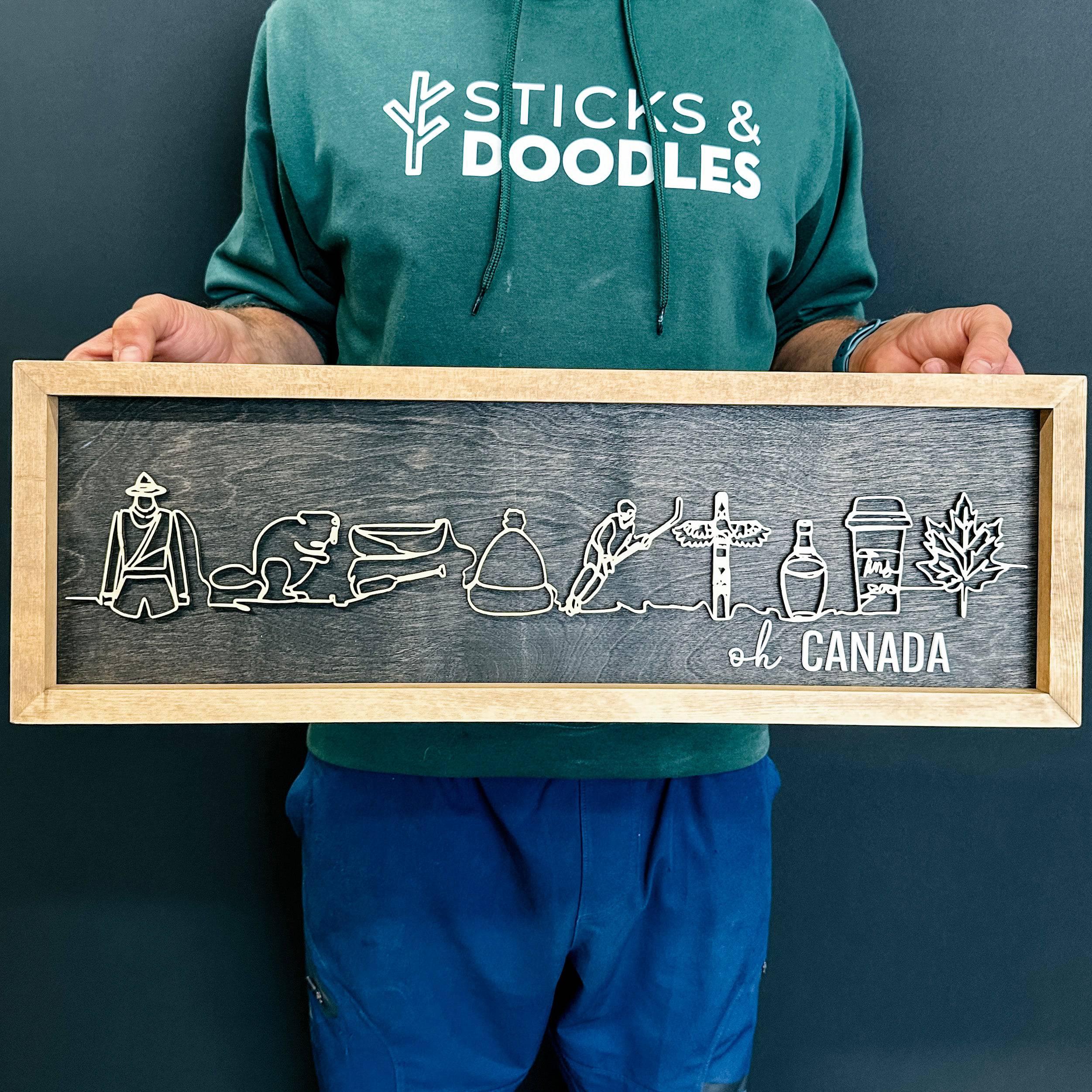 Oh Canada | 3D Wood Sign