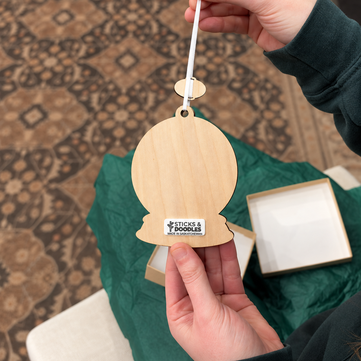 Personalized Family Travel Ornament