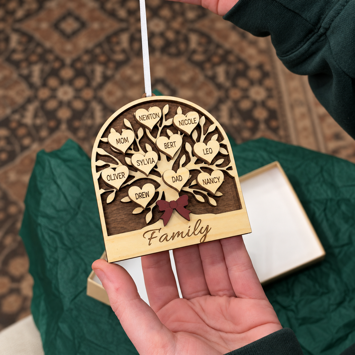 Personalized Family Tree Ornament