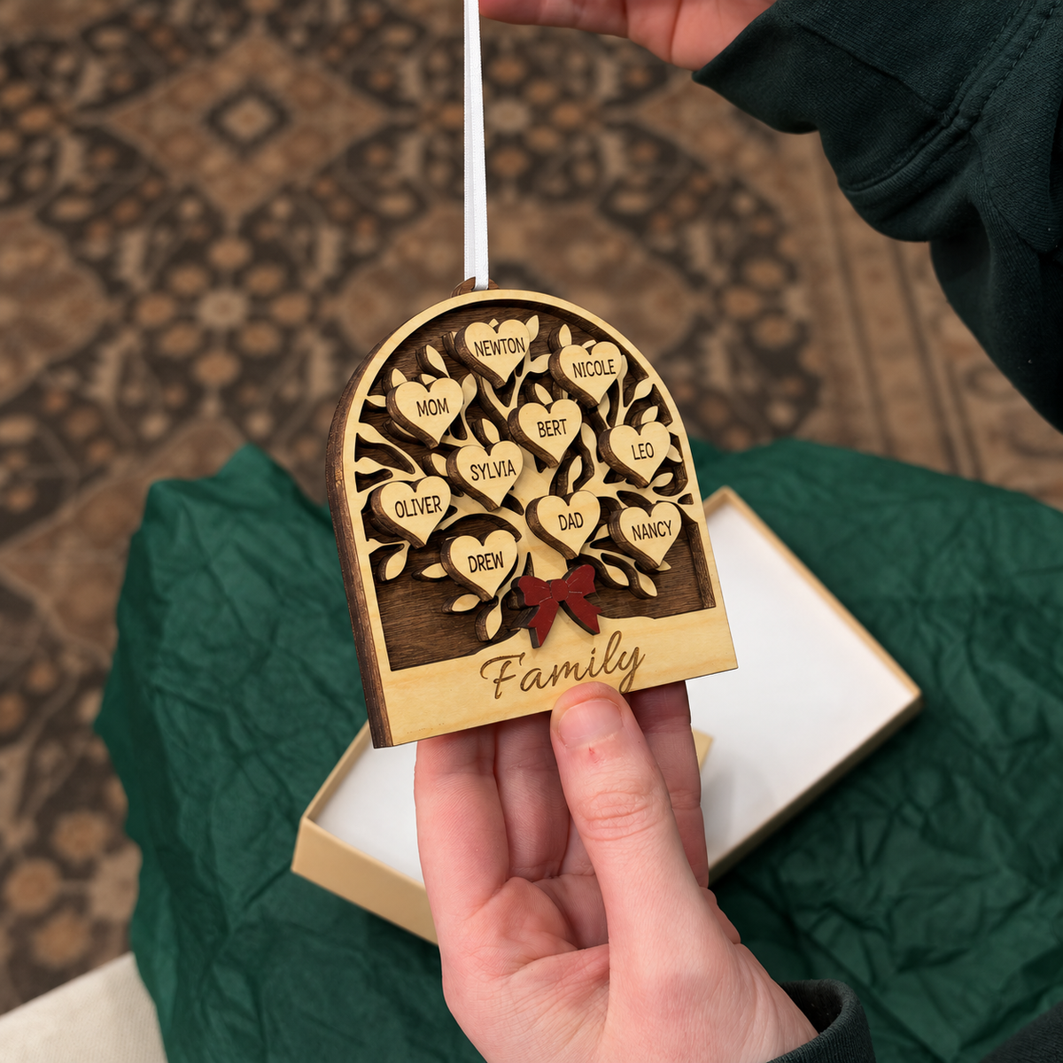 Personalized Family Tree Ornament
