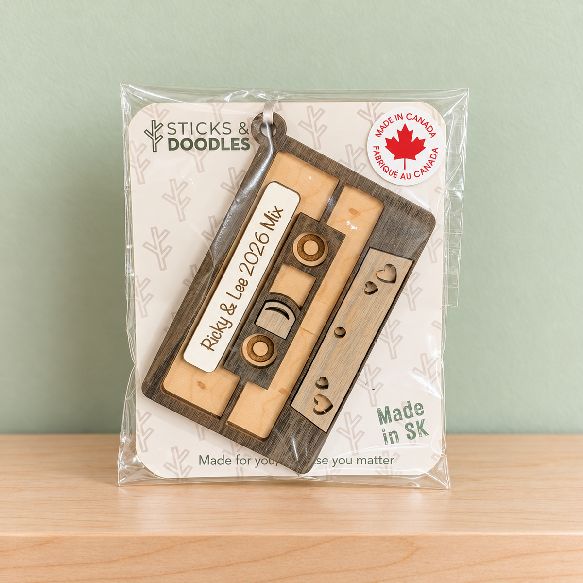 Personalized Mixtape Ornament