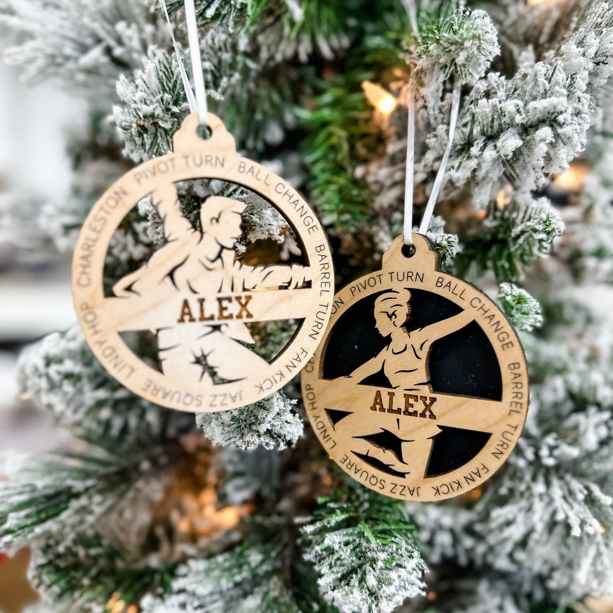 Personalized Music & Dance | 3D Wood Ornaments