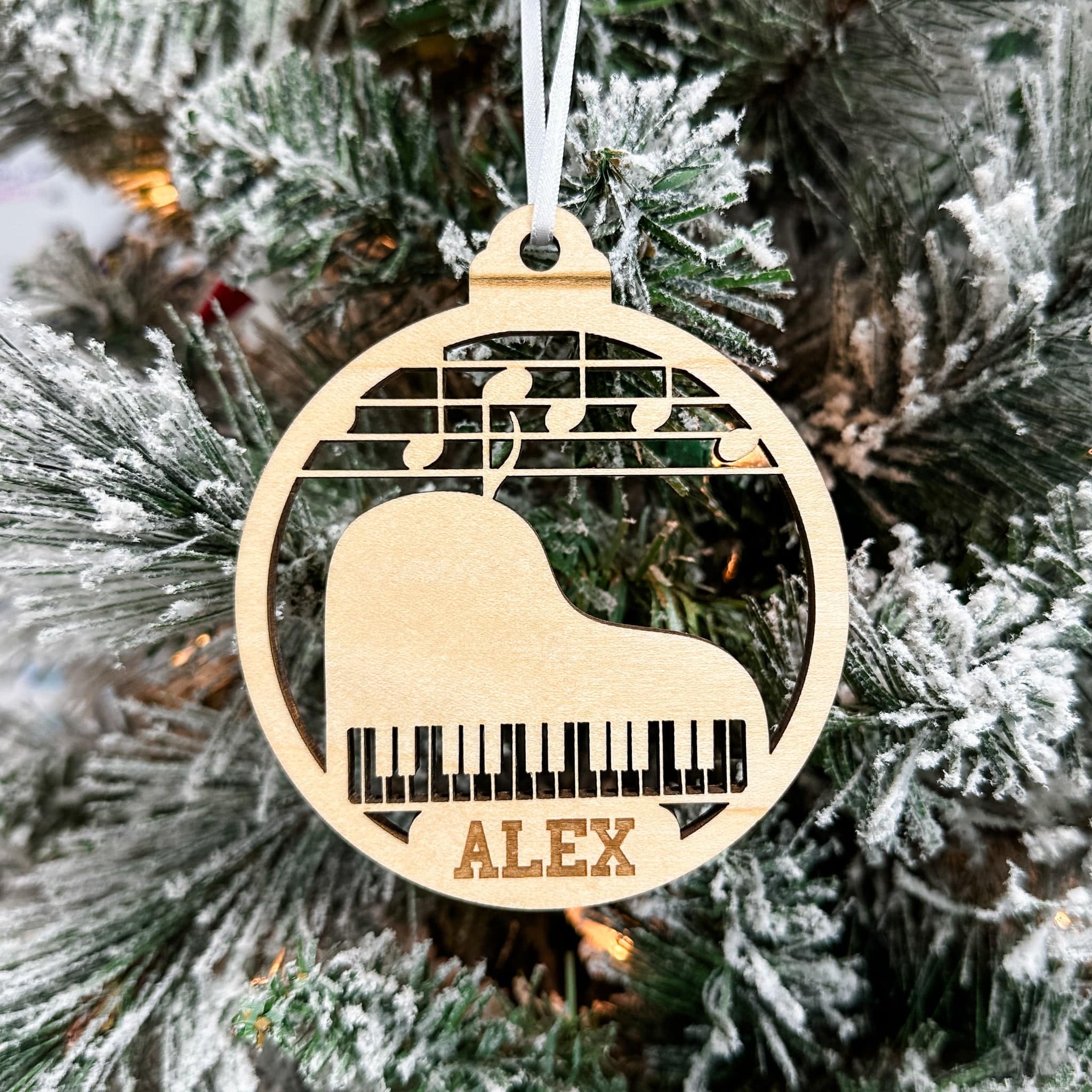 Personalized Music & Dance | 3D Wood Ornaments