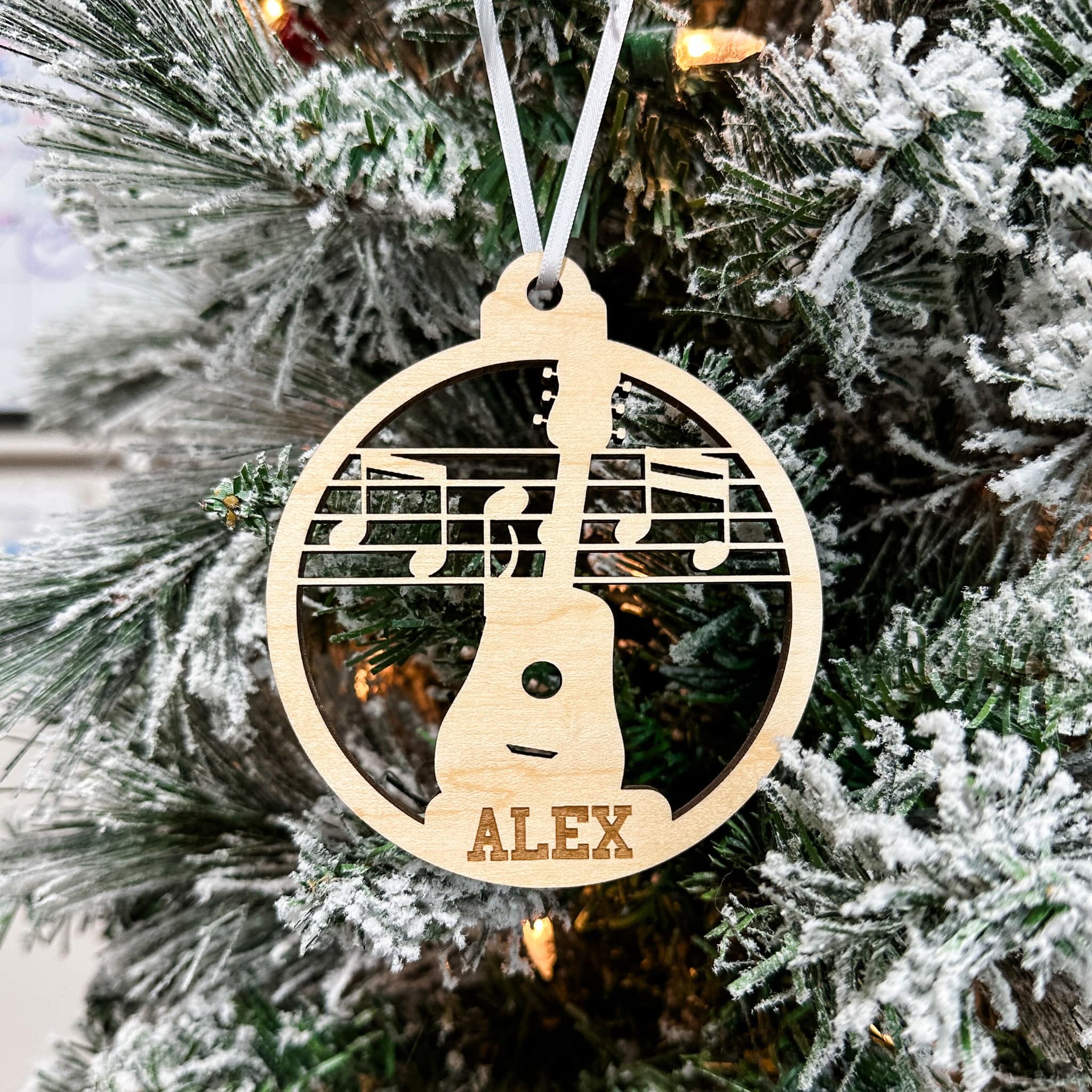 Personalized Music & Dance | 3D Wood Ornaments