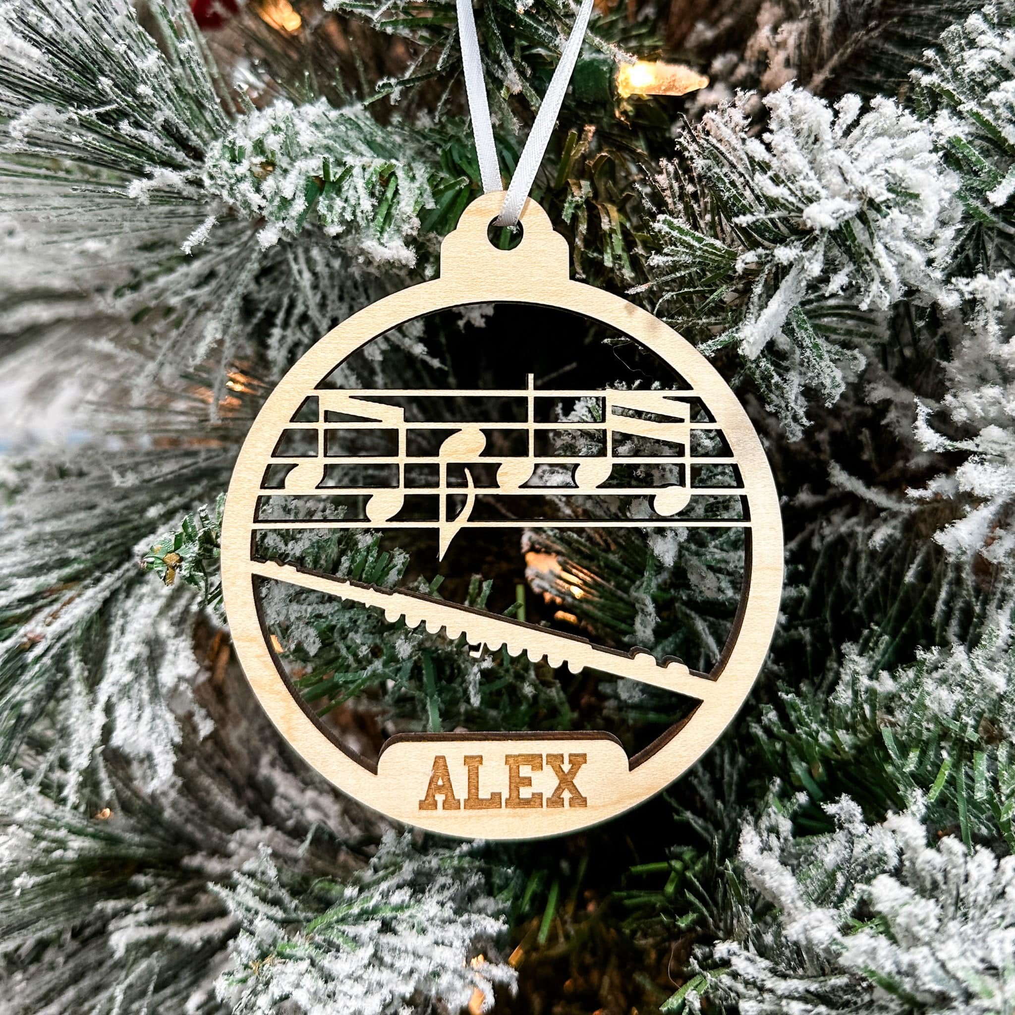 Personalized Music & Dance | 3D Wood Ornaments