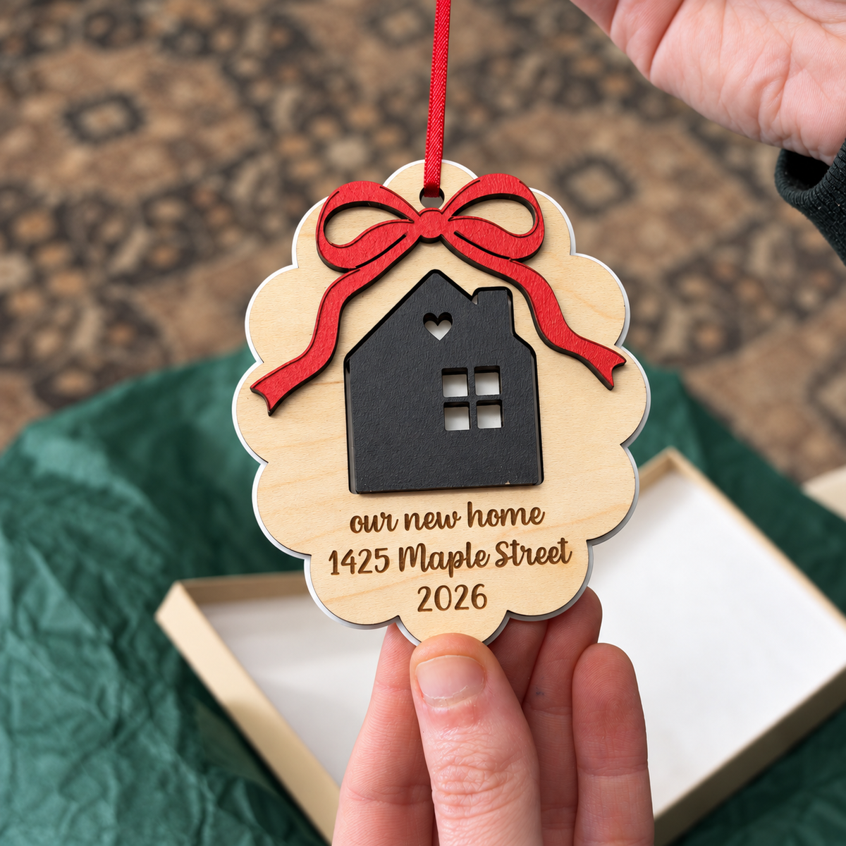 Personalized New Home Ornament
