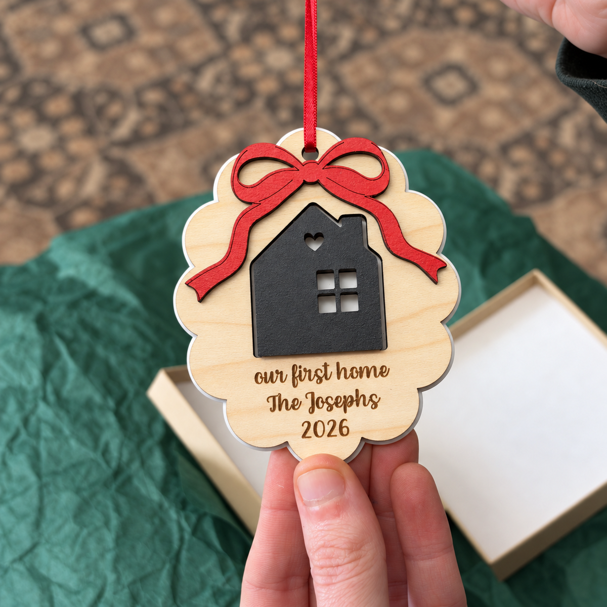 Personalized New Home Ornament