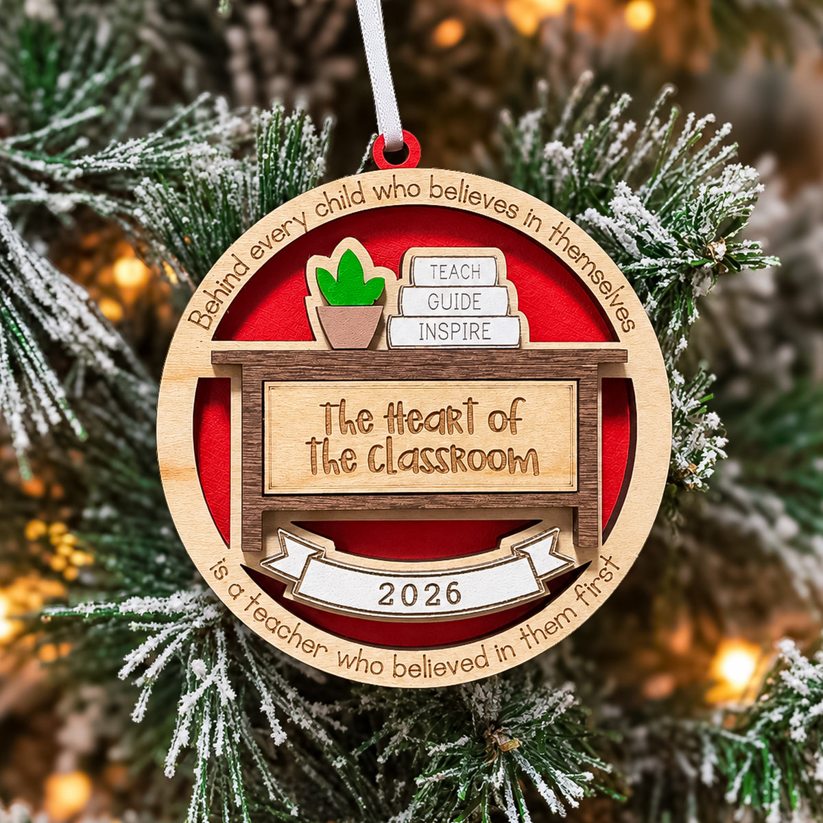 Personalized Teacher's Desk Ornament