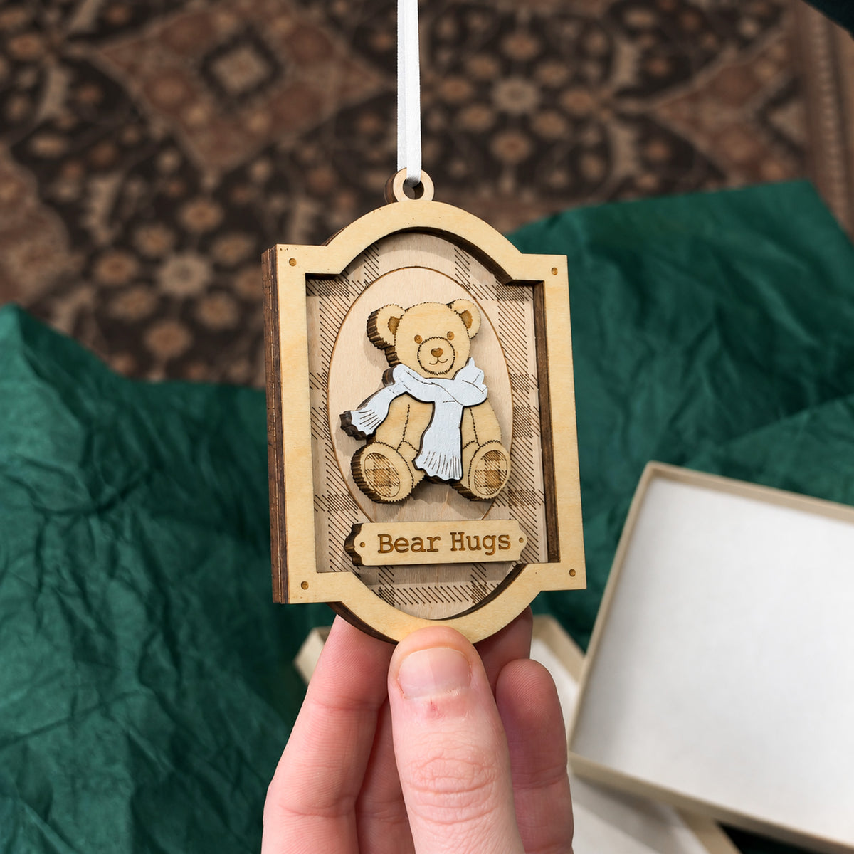 #Ornament Text_Bear Hugs