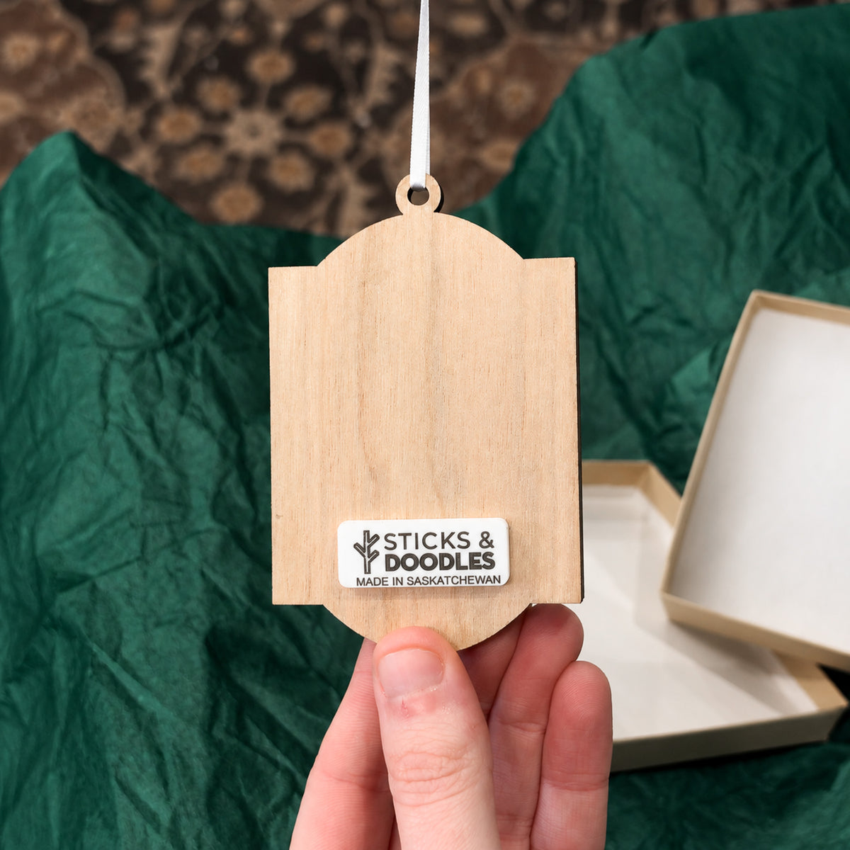 Personalized Teddy Bear Ornament