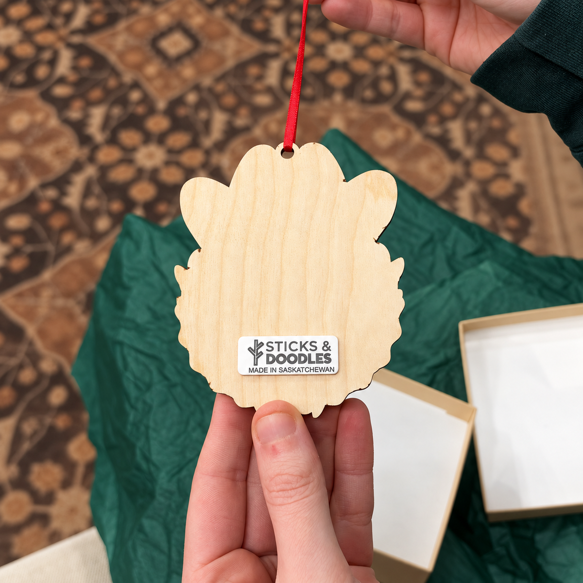 Personalized Western Family Ornament