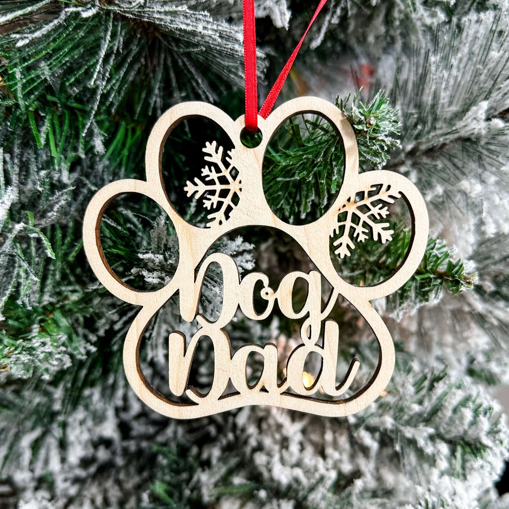 Pet Parent Wood Ornament