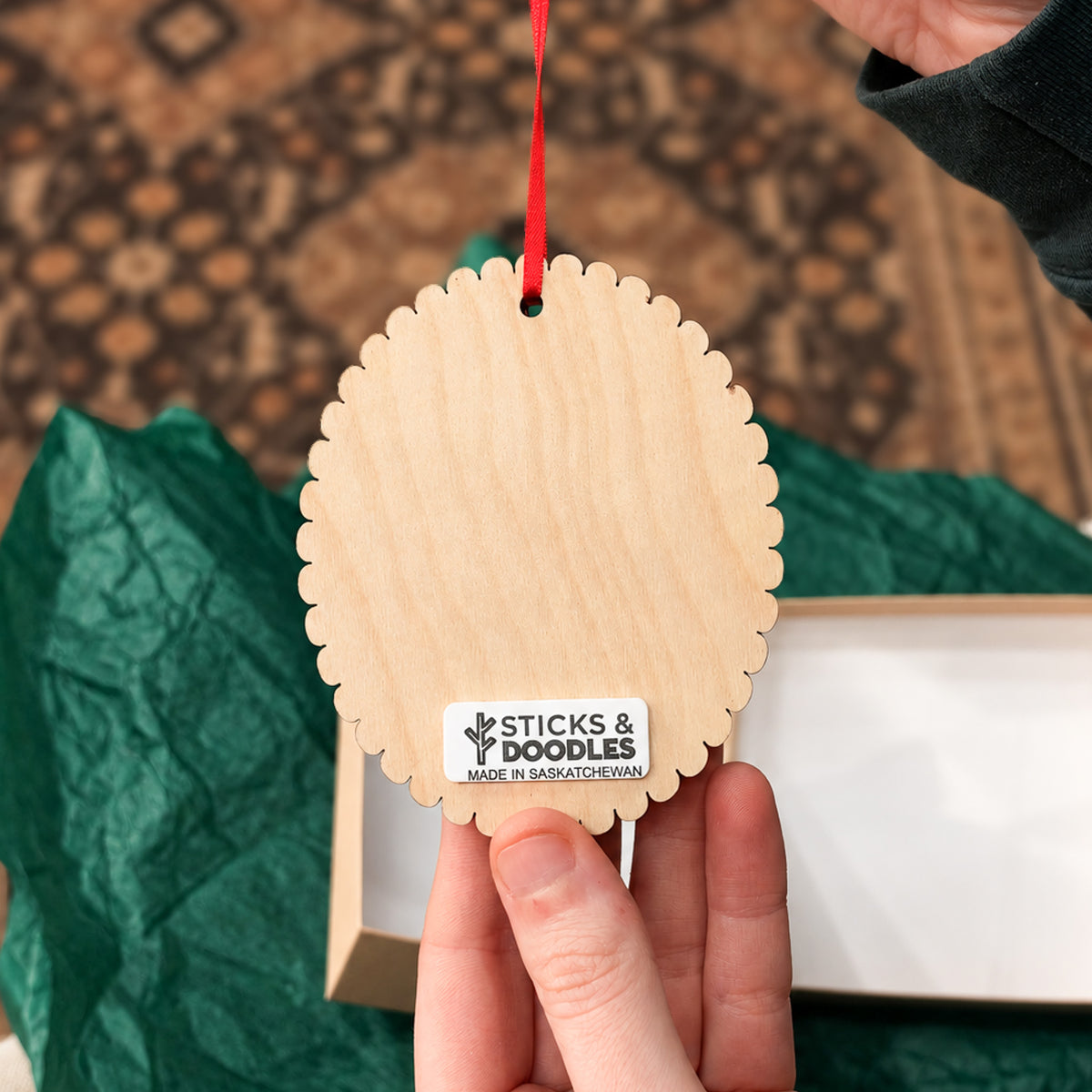 Porch Goose Season Ornament