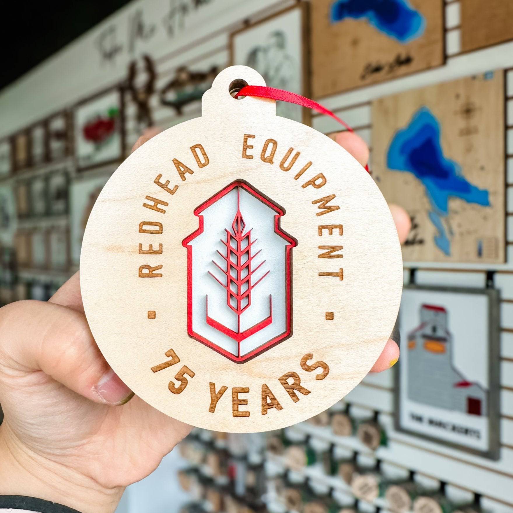 (Quote Request) Custom 3D Wood Logo Ornaments