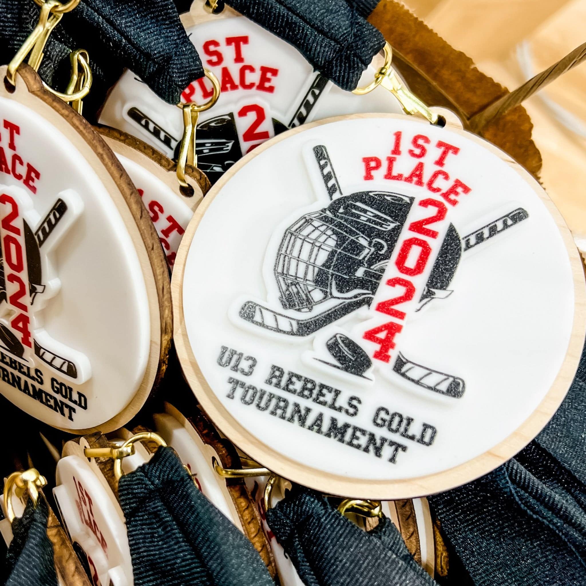 Request a Quote - Custom Wood Medals