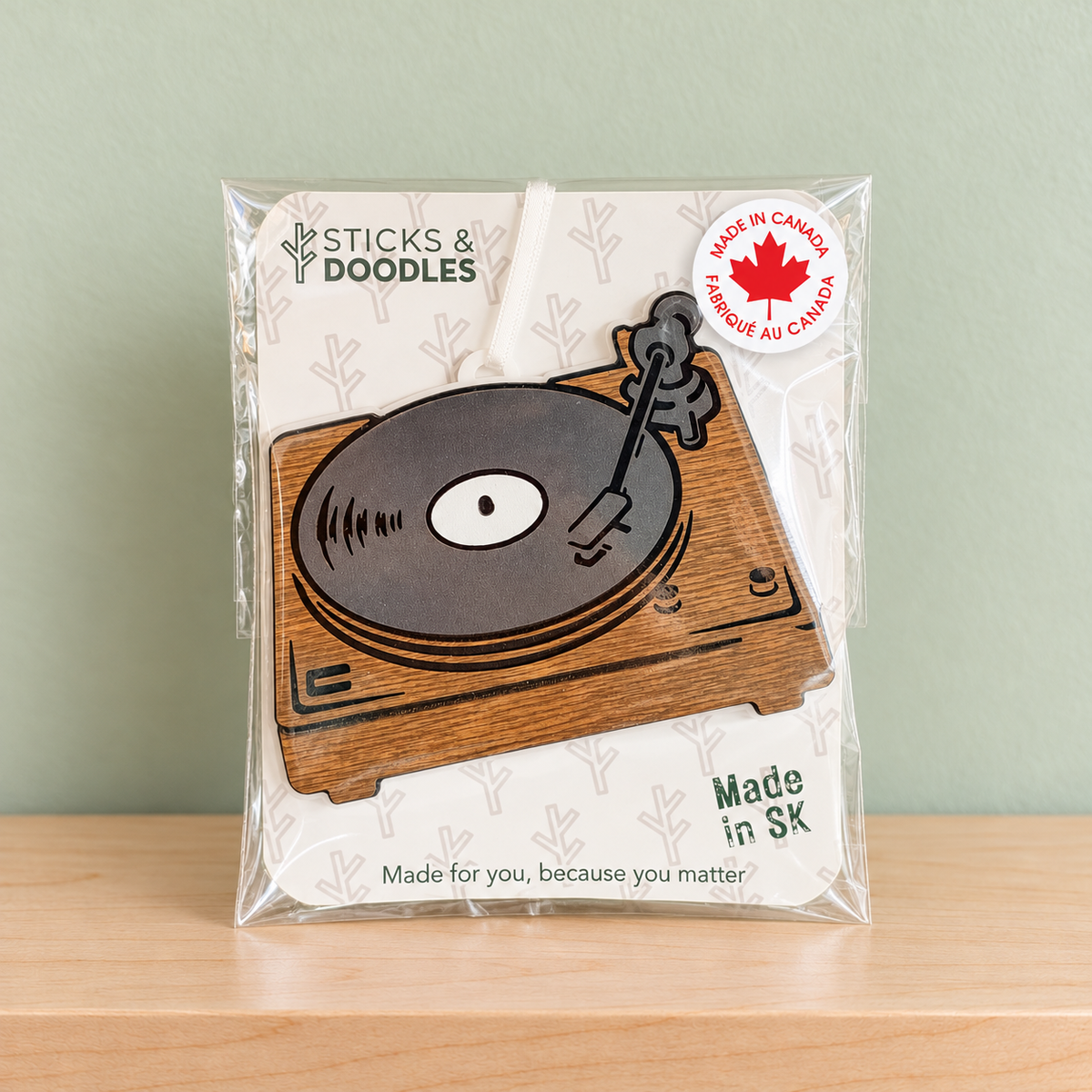 Record Player Ornament