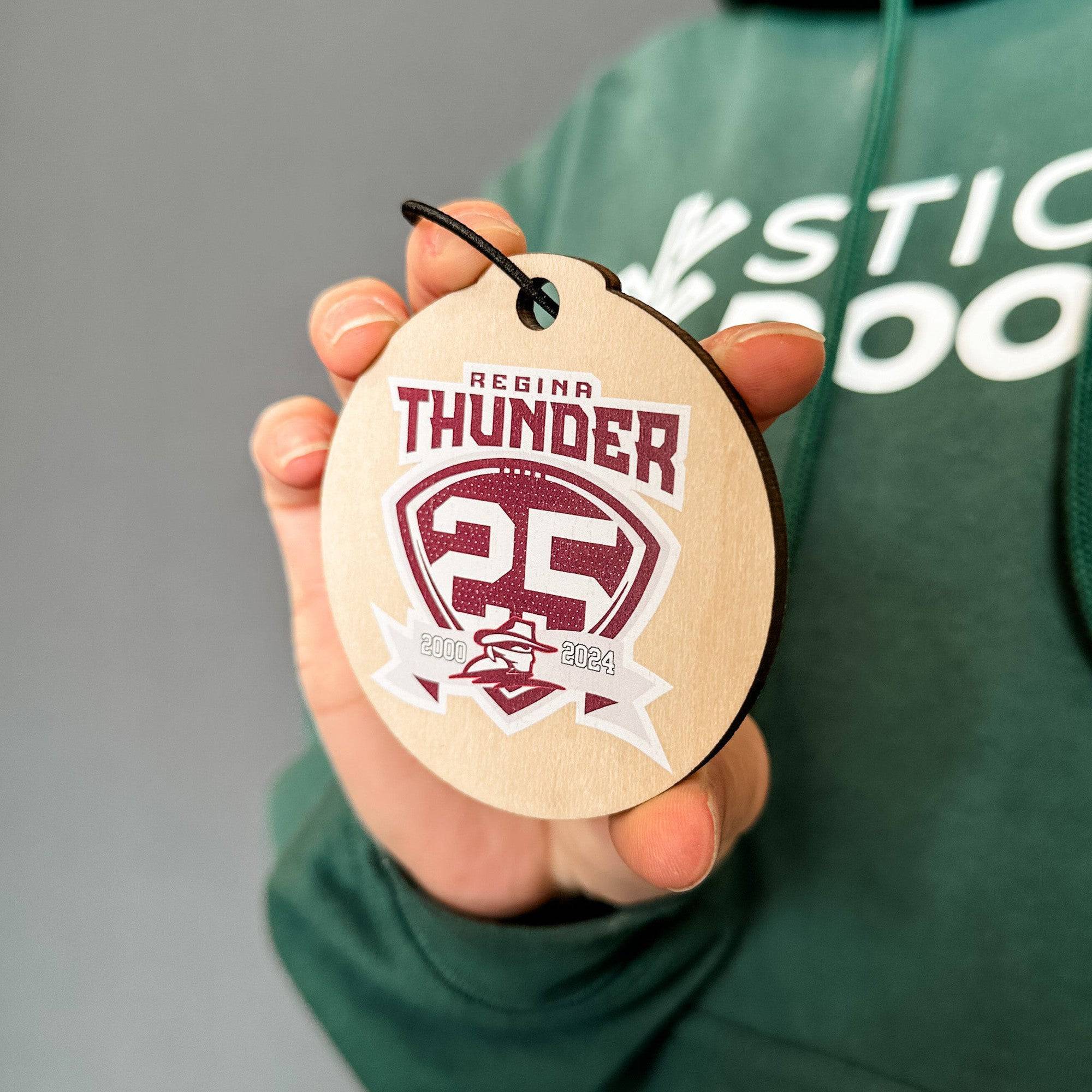 Regina Thunder 25th Anniversary | Wood Ornament or Magnet