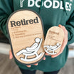 Retirement Definition | 3D Wood Ornament, Magnet, or Mini Sign