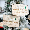 Santa Please Stop Here Sign
