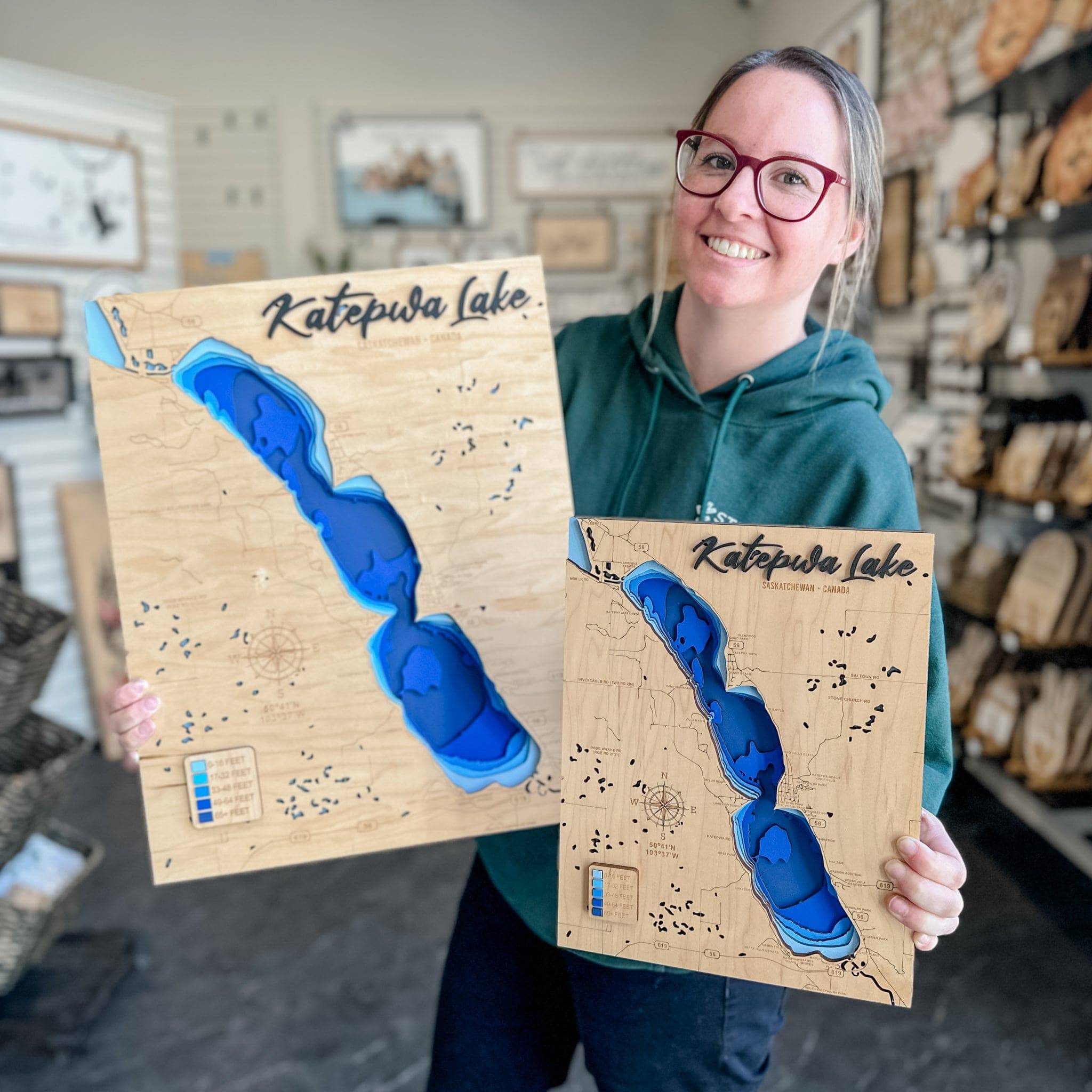 Saskatchewan Lake Maps