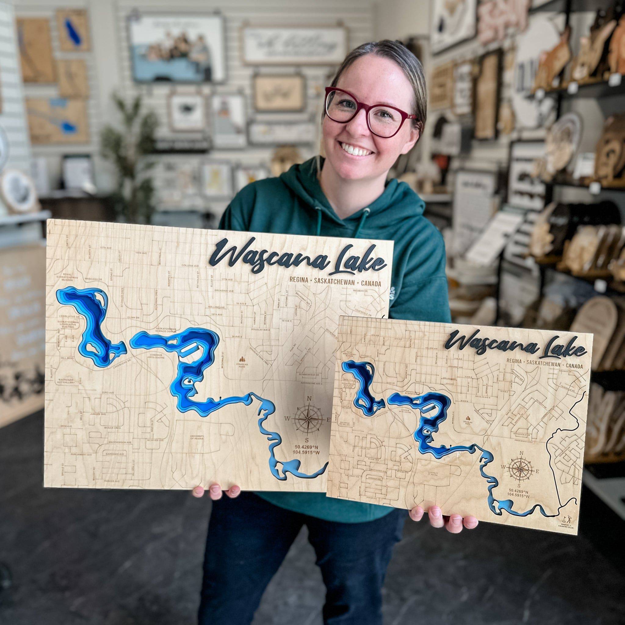 Sask Wooden Lake Depth Maps