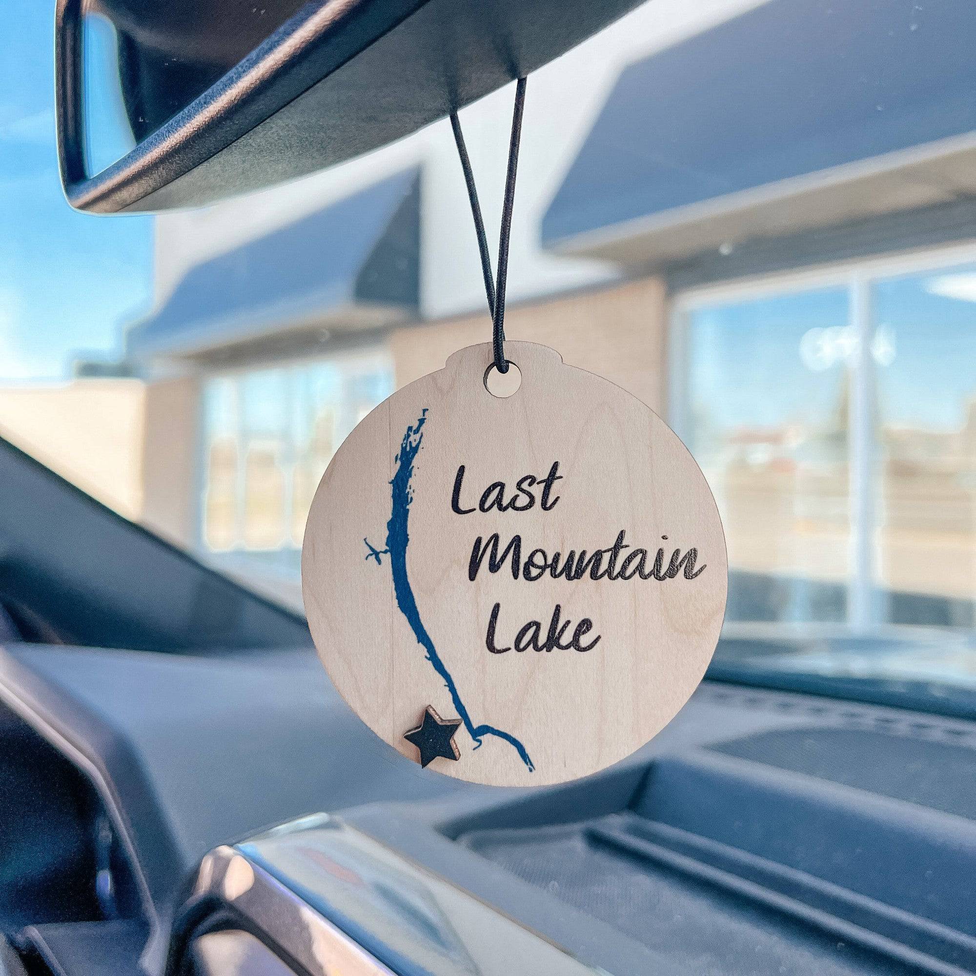 Saskatchewan Lake Ornaments with Custom Marker