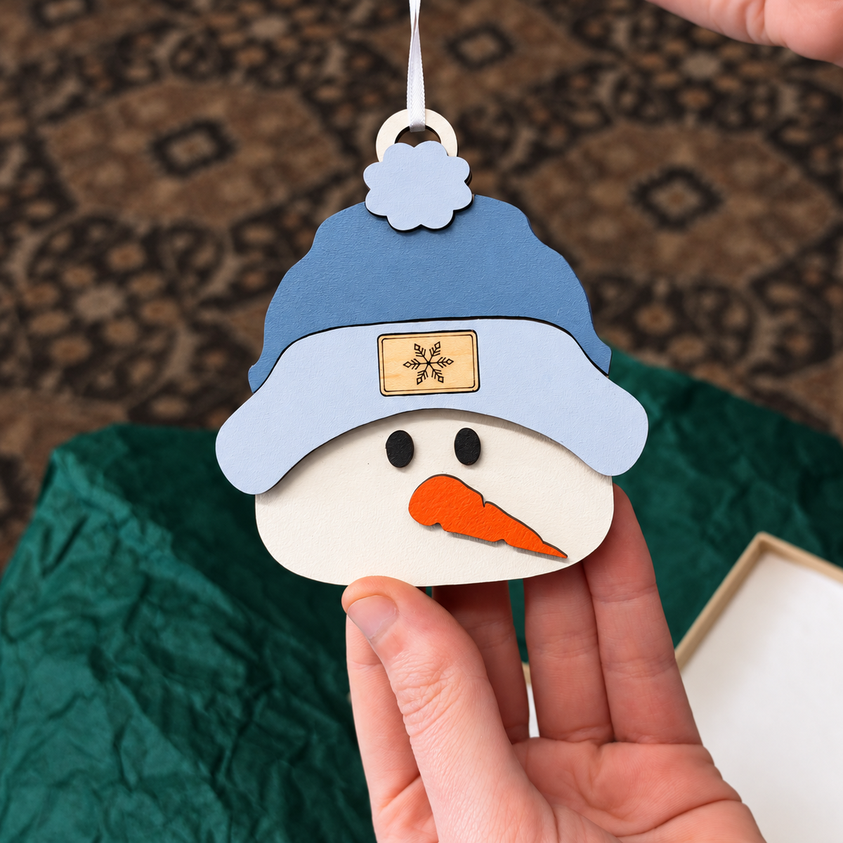 Snowman Toque Ornament