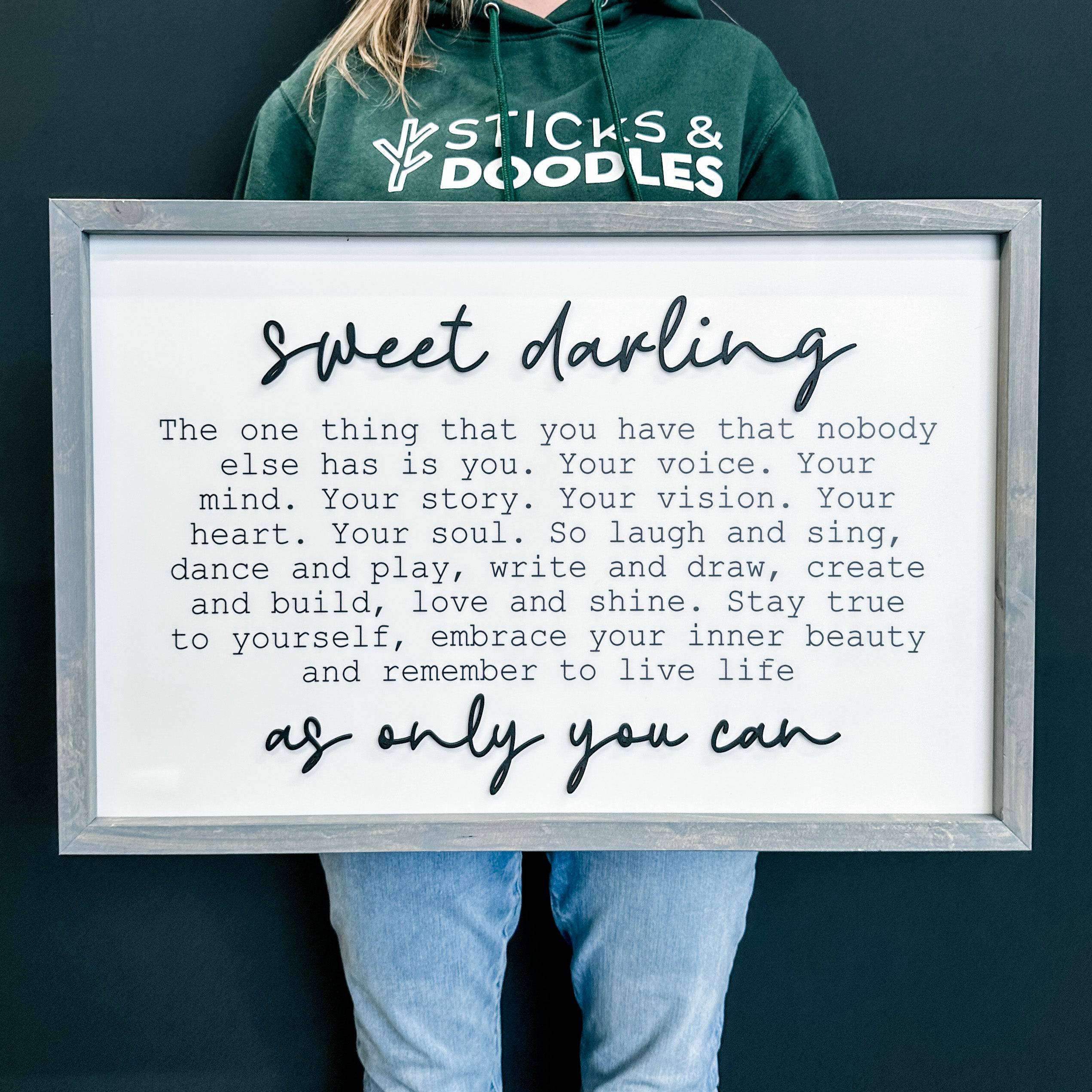 Framed Quote Signs