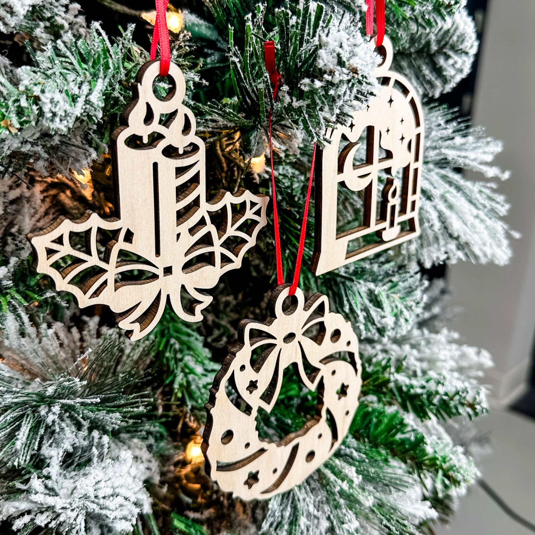 The Christmas Cutout Collection • Wood Ornaments
