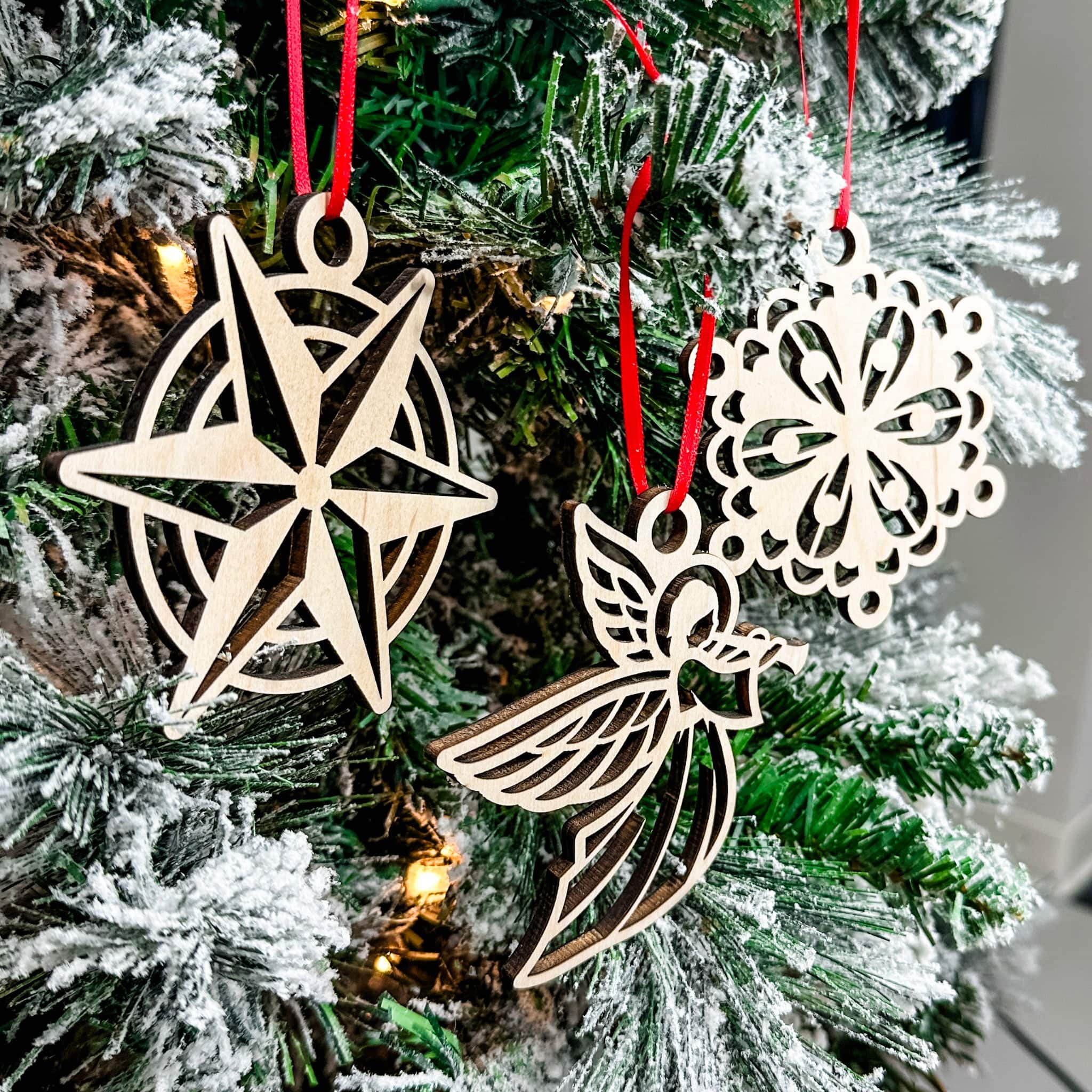 The Christmas Cutout Collection • Wood Ornaments