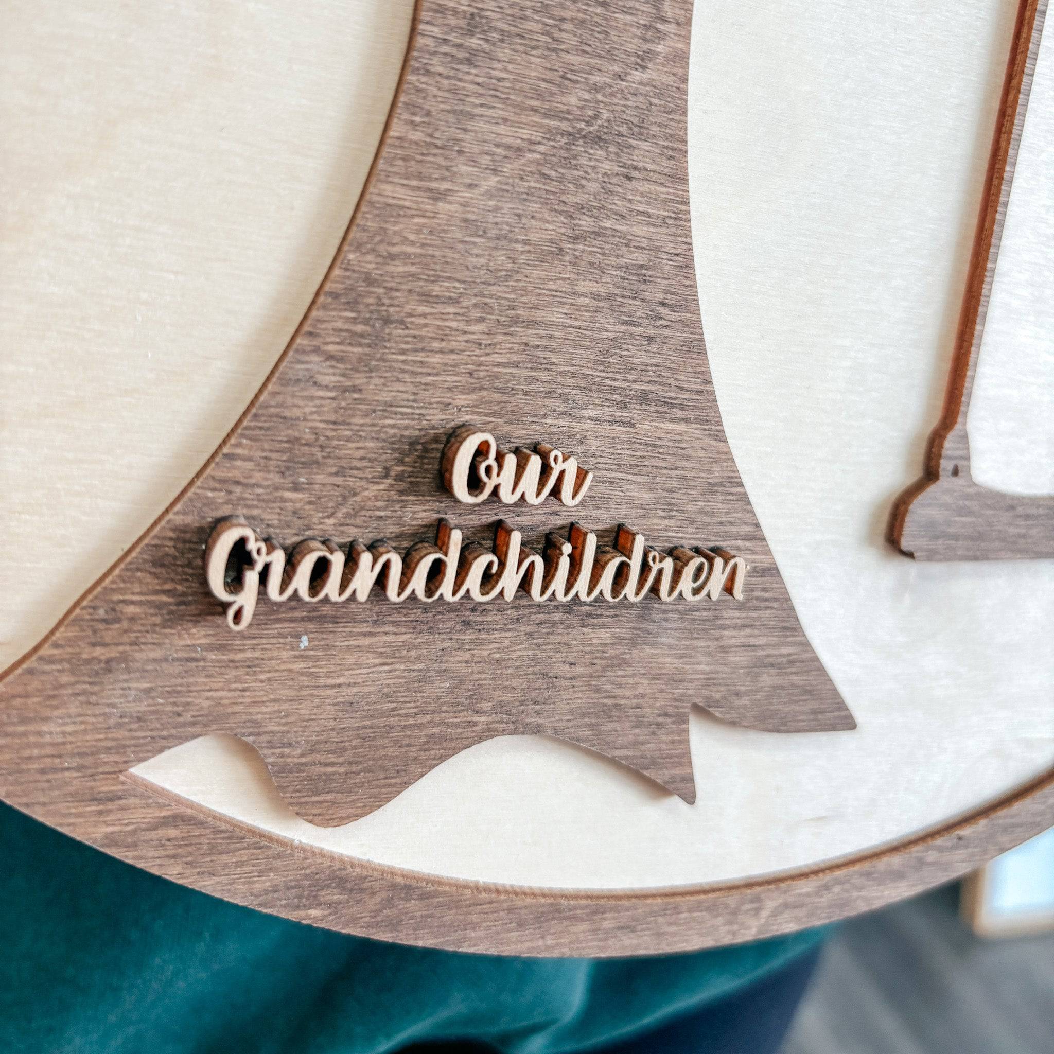 The Family Swing | 3D Wood Mini Sign