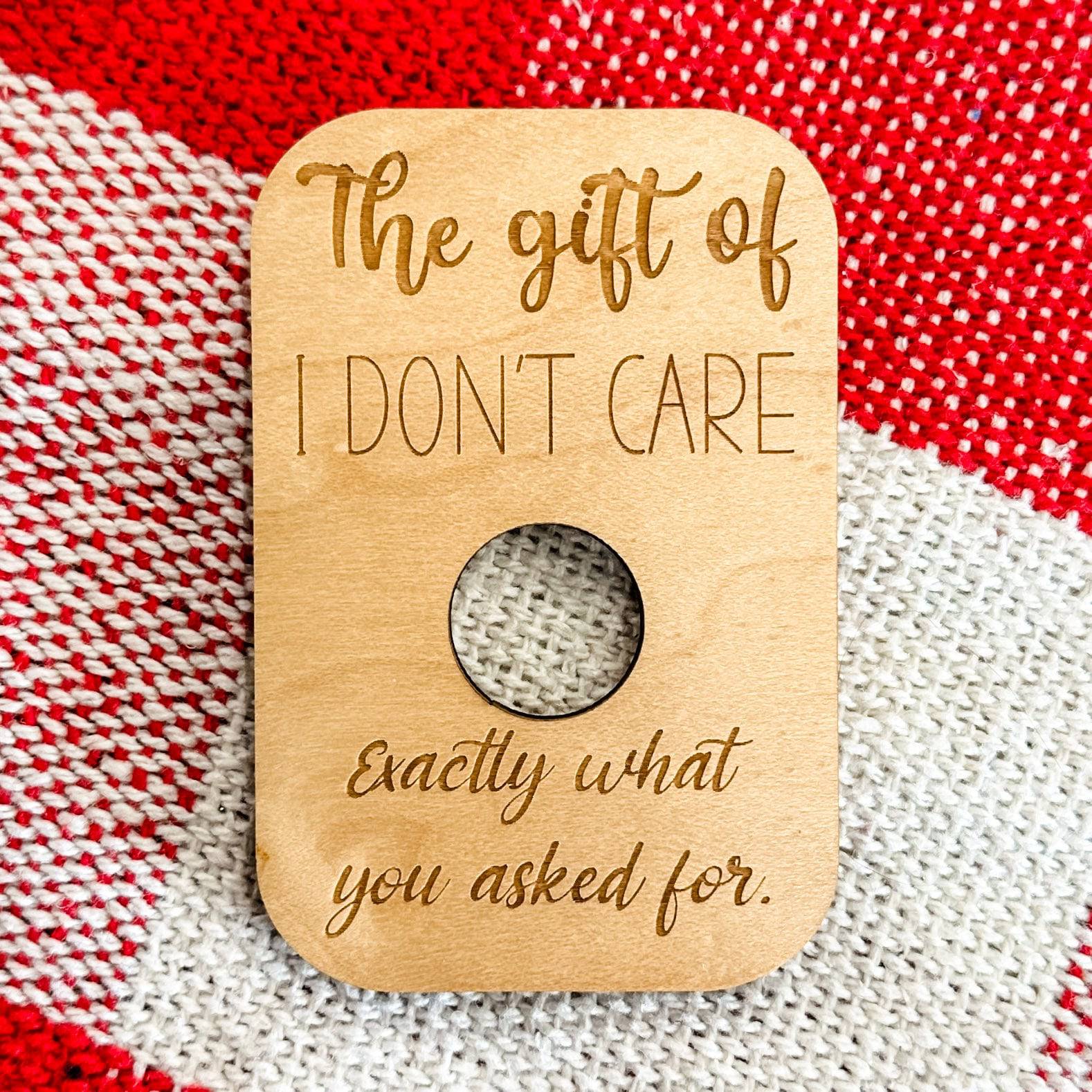 The Gift of Nothing • Engraved Christmas Magic